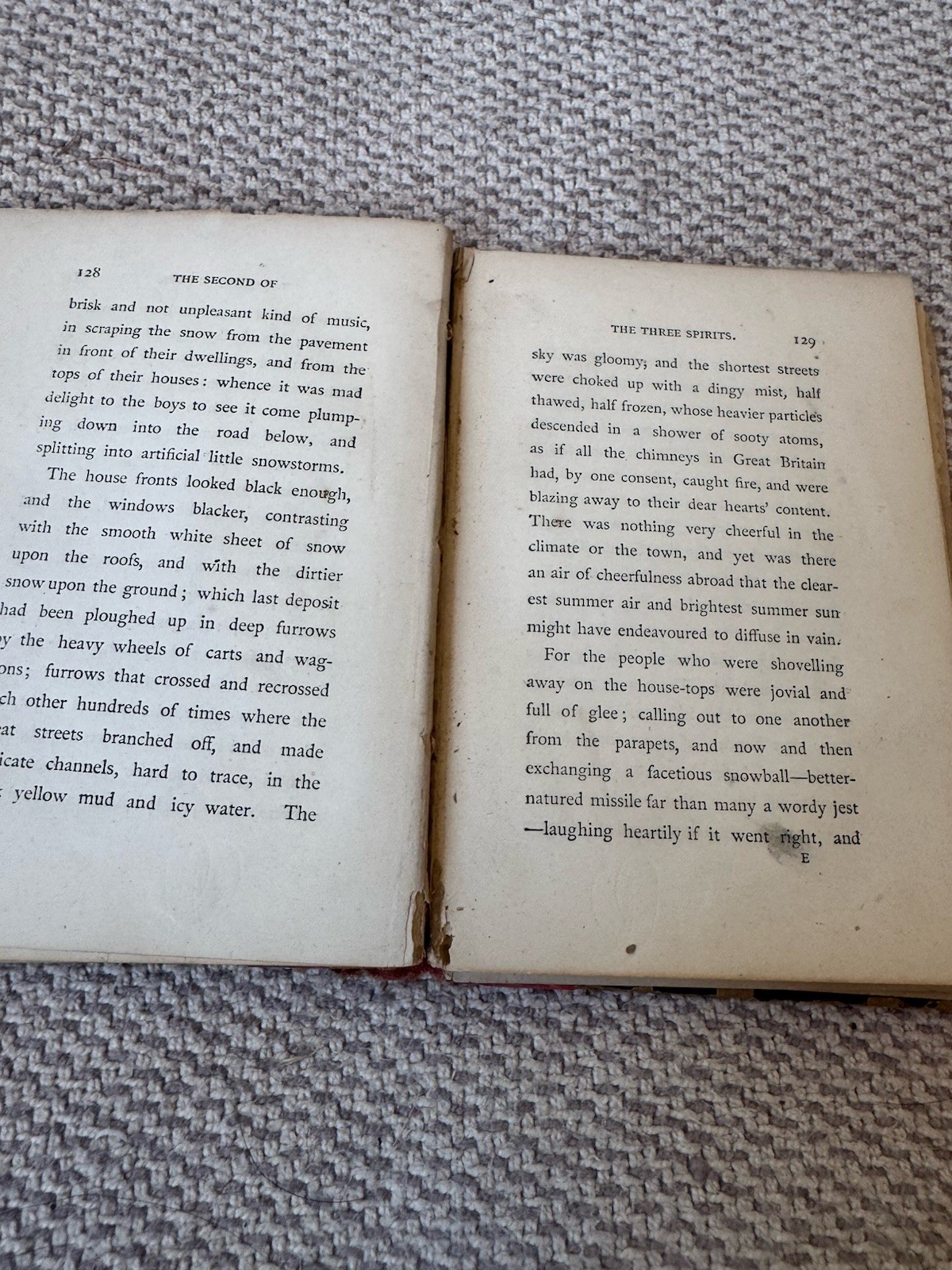 A Christmas Carol In Prose – Charles Dickens – Copyright Edition – 1880’s