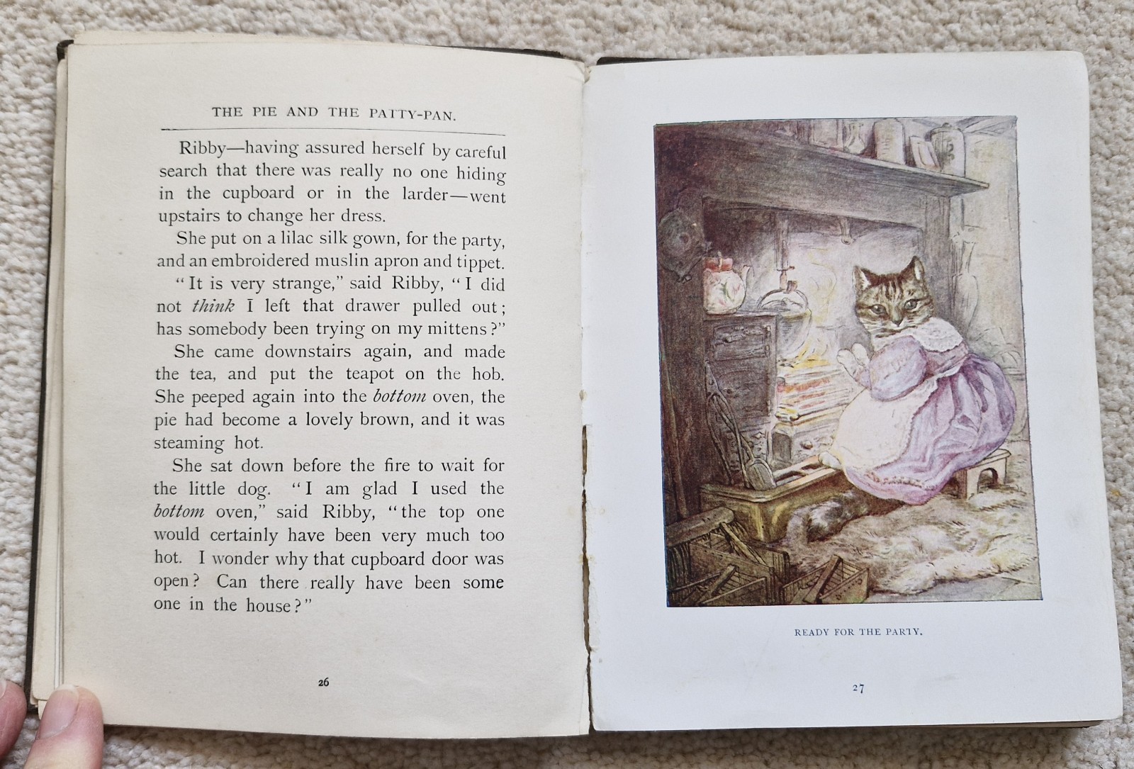 The Pie And The Patty-Pan By Beatrix Potter, 1st Edition, 1905, Frederick Warne