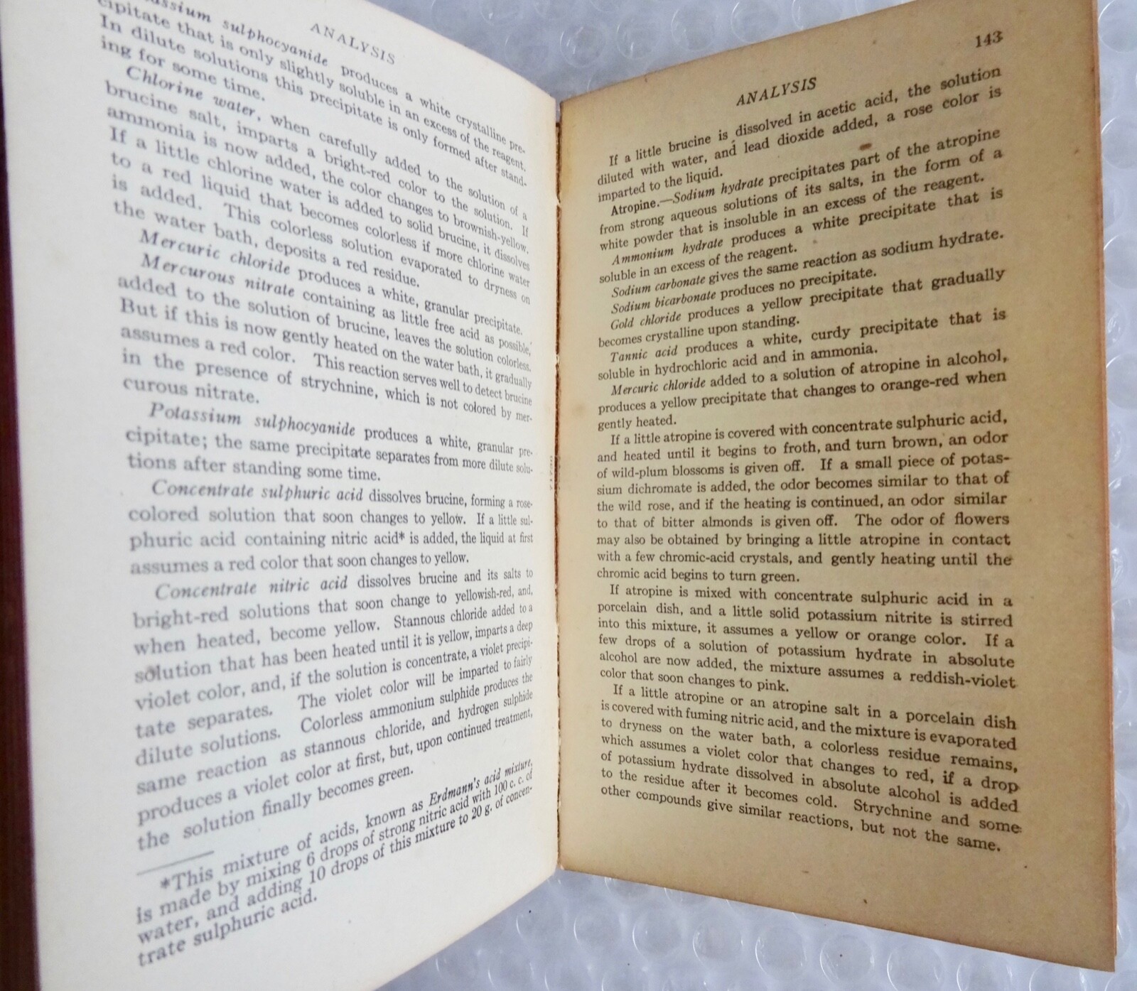 tHE CHEMIST’S HANDBOOK 1912 ENCYCLOPEDIA REFERENCE CHEMISTRY HC BOOK neocurio