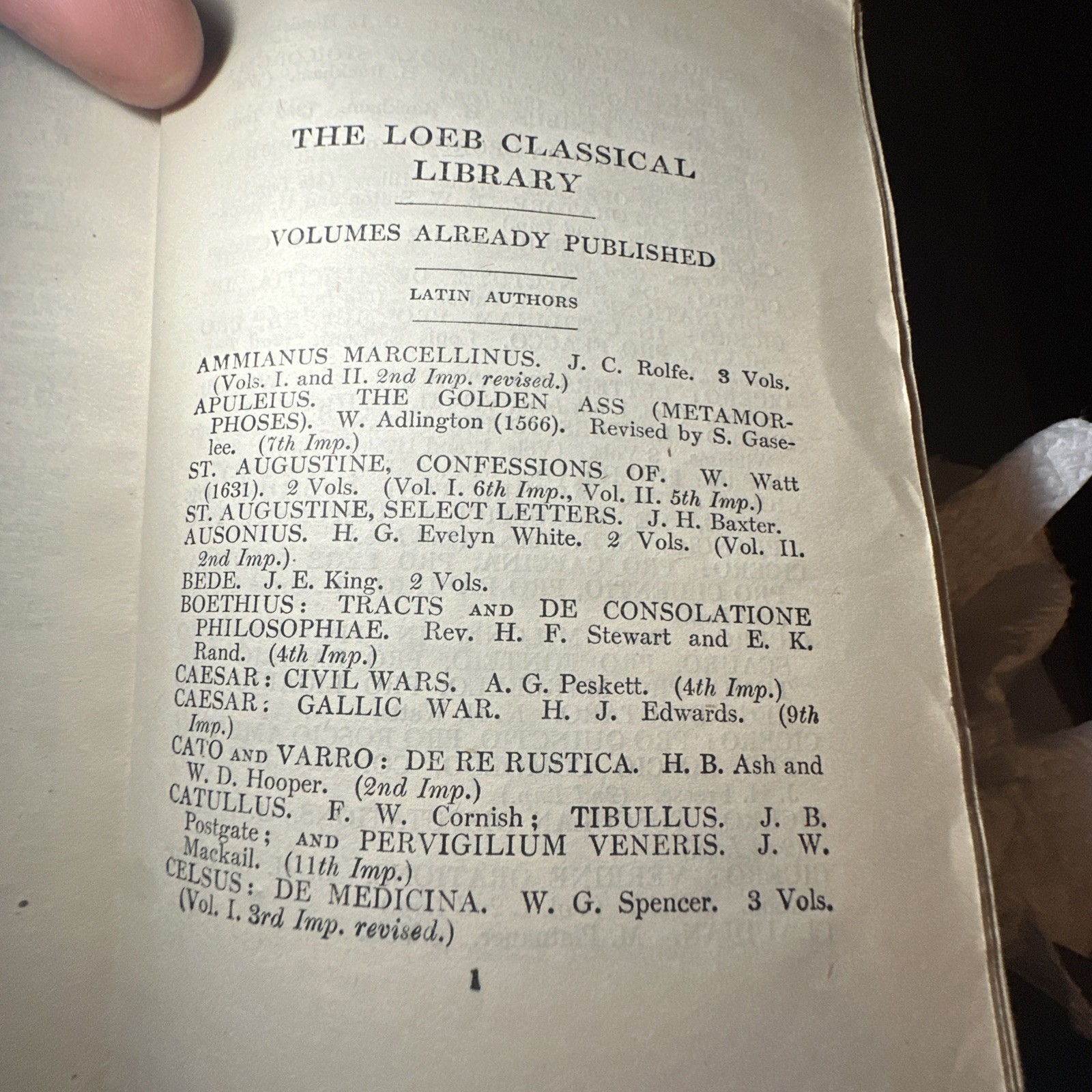 Cicero: De re Publica & De Legibus, Loeb Classic Lib. #213 Latin/Eng. HC UK 1948