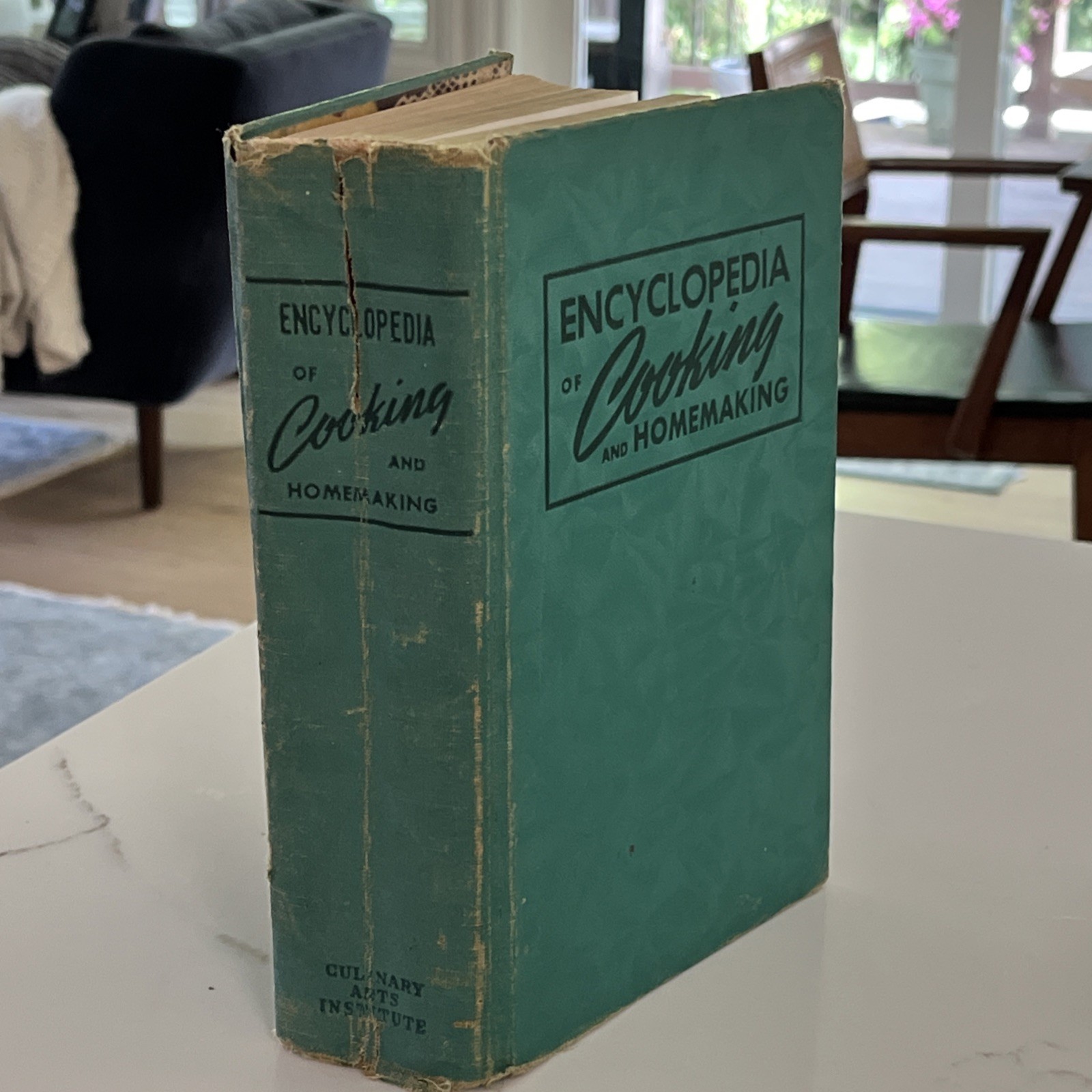 Rare Vintage Cookbook Encyclopedia of Cooking and Homemaking 1939 cookbook Clean