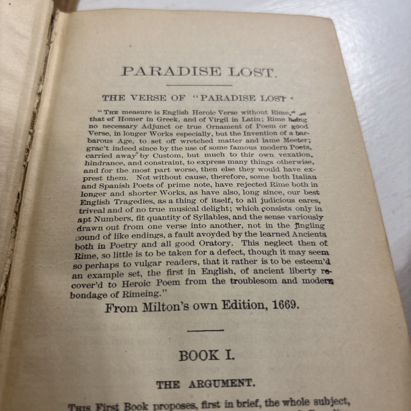 Paradise Lost + Paradise Regained by John Milton Victorian Floral Set c 1890s