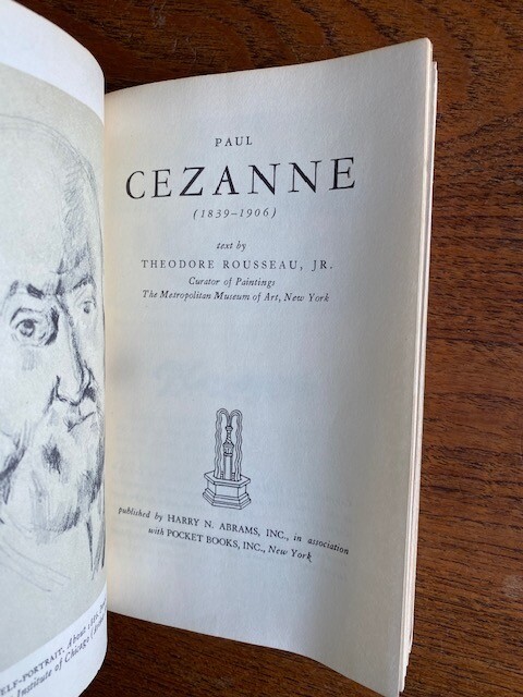 Cézanne, Pocket Library of Great Art, vintage paperback 1953