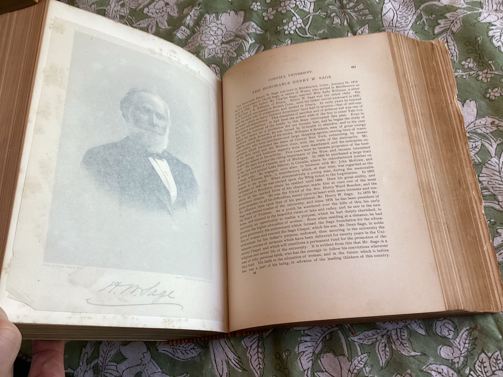1894 Landmarks Tompkins County W/History Cornell University New York NY Illustra