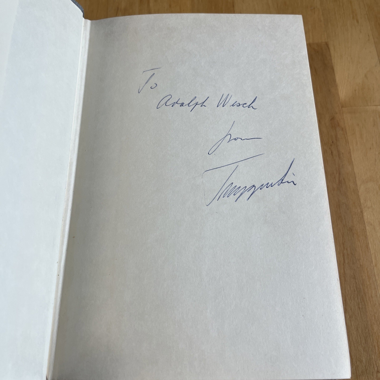Trygve Lie’s IN THE CAUSE OF PEACE Inscribed Signed 1st Edition Printing 1954