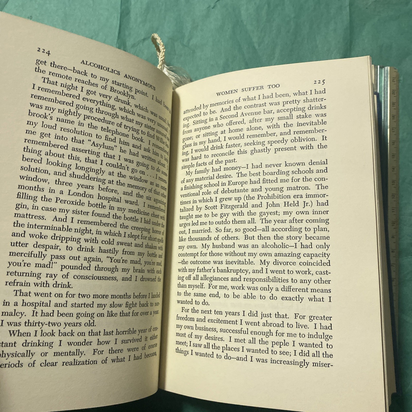 Alcoholics Anonymous,16print from 1939-1955 2nd.edit,new &Rev.1955,10thEdition
