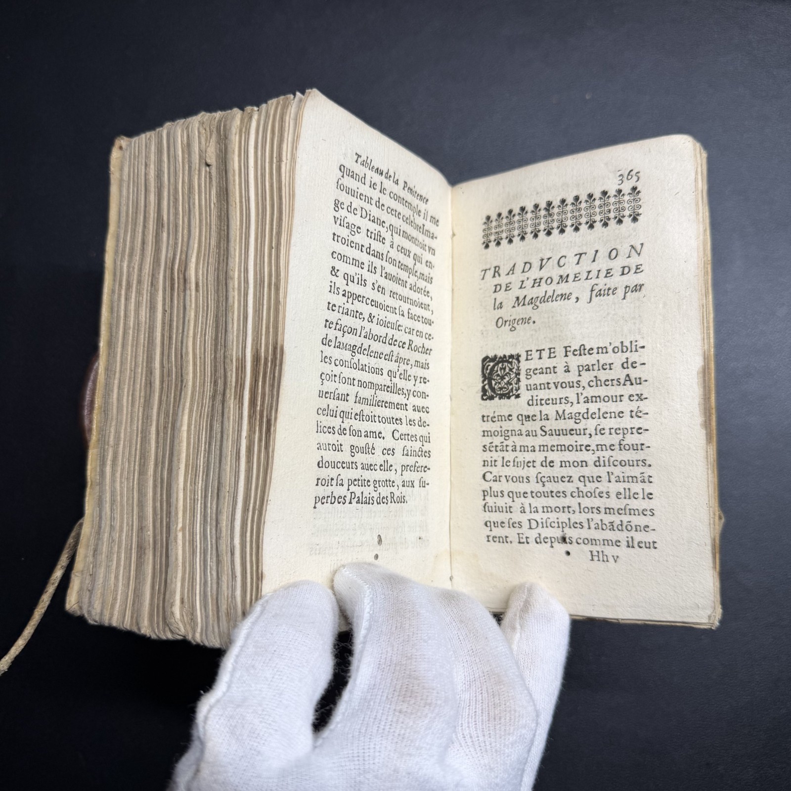 ✝️ 1625 Coeffeteau Magdeleine Penitence French Devotional Vellum Ex-Libris