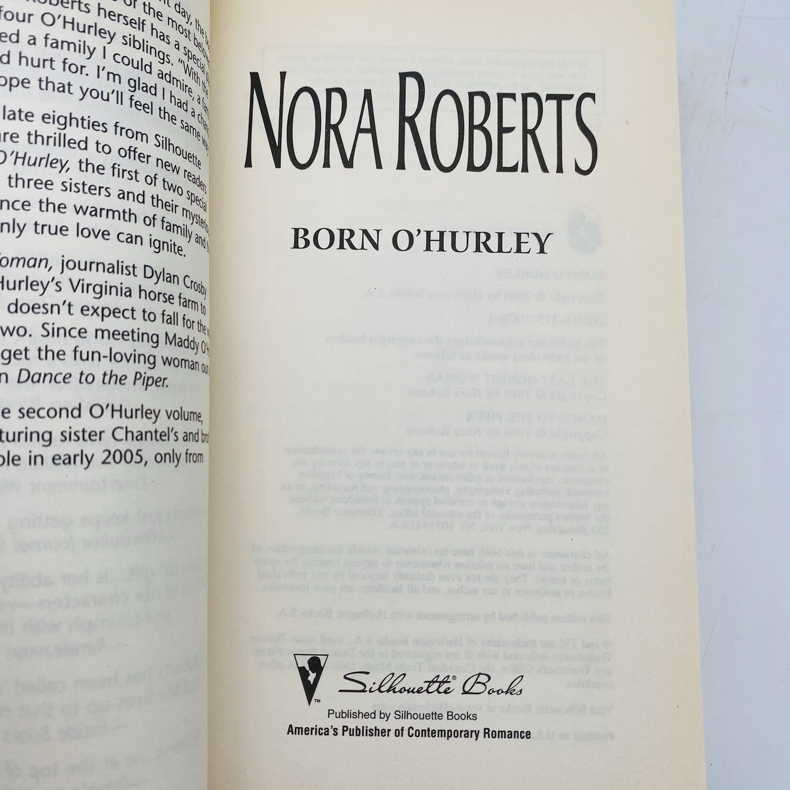 Nora Roberts Lot of 3 Omnibus Books, with 8 Stories & 2 Complete Series