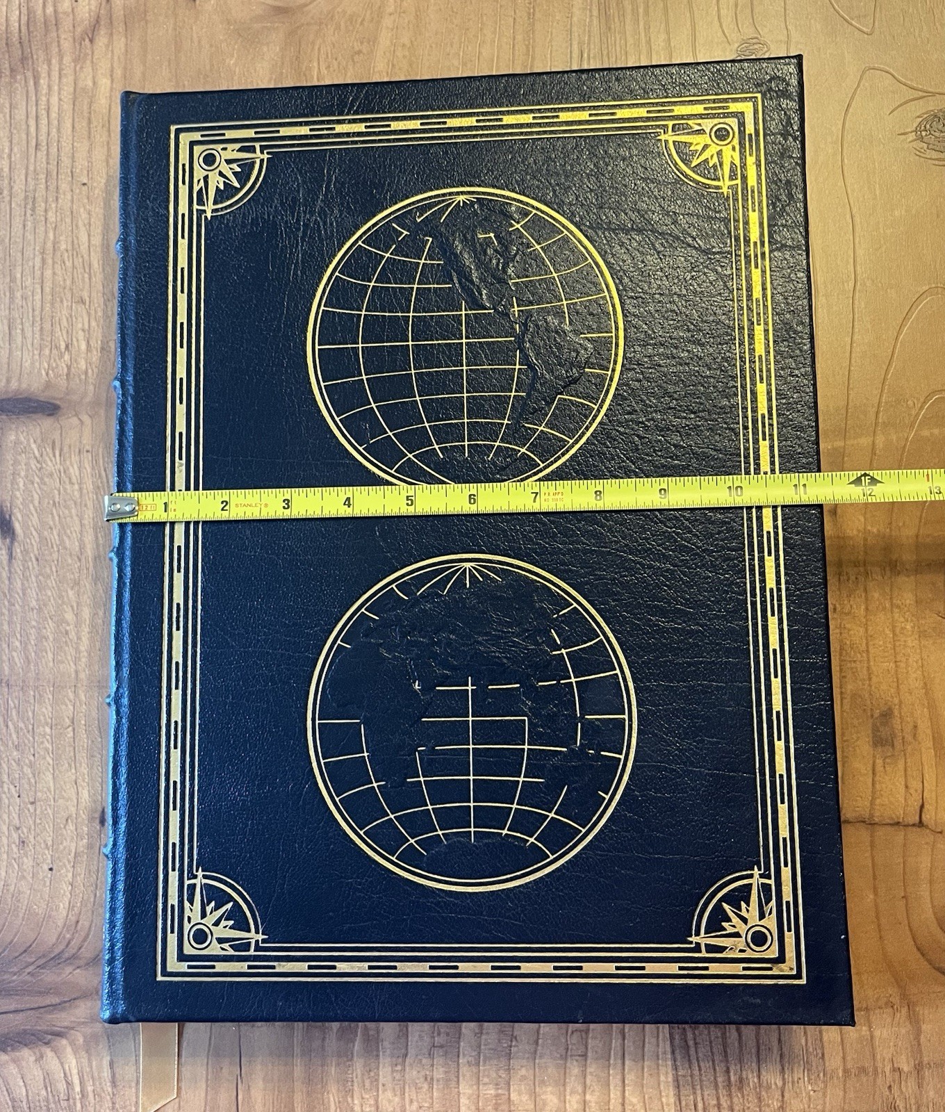 Easton Press 1991 ATLAS OF THE WORLD Oversized Leather Embossed Gilded Pages
