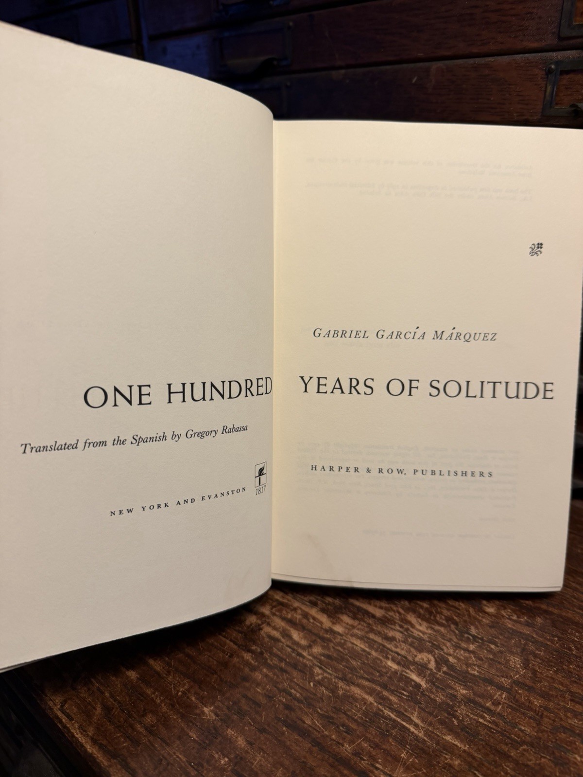 One Hundred Years of Solitude Gabriel Garcia Marquez TRUE First Edition 1970 1st