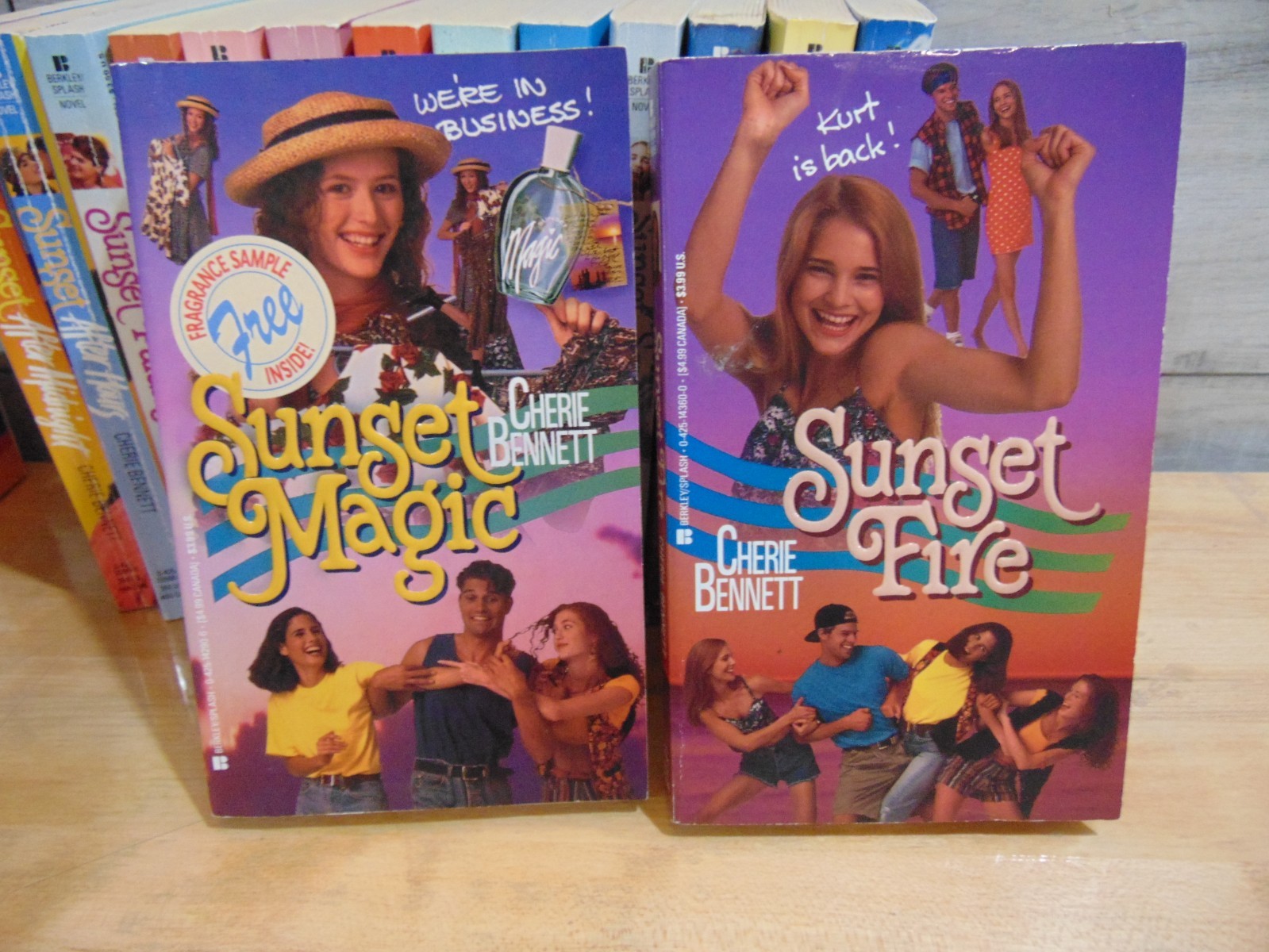 VTG 90s Sunset Island Paperback Series -Cherie Bennett Lot of 31 YA Teen Books