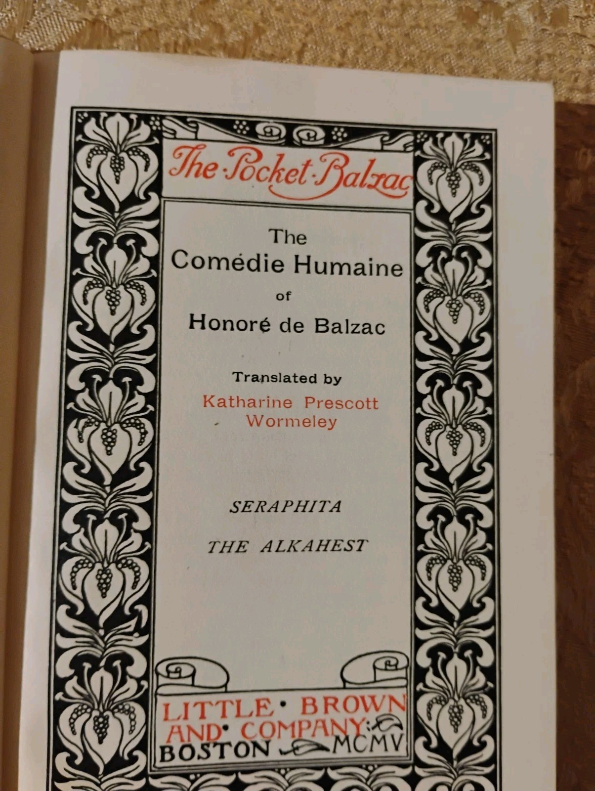 Works of Honoré de Balzac, Vol. 3 & 4~ 1896 Leather Bound 2 Book Vintage Set Lot