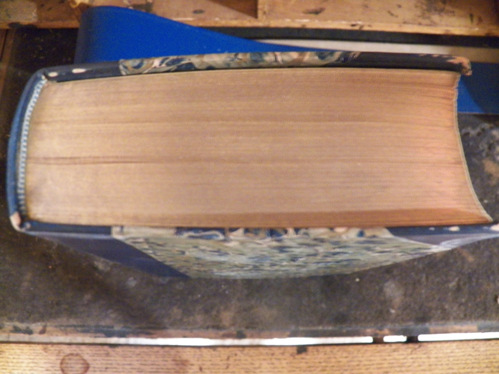 IRVING’S WORKS EIGHT VOLUMES 1/4 EMBOSSED NAVY LEATHER BOUND + CORNERS
