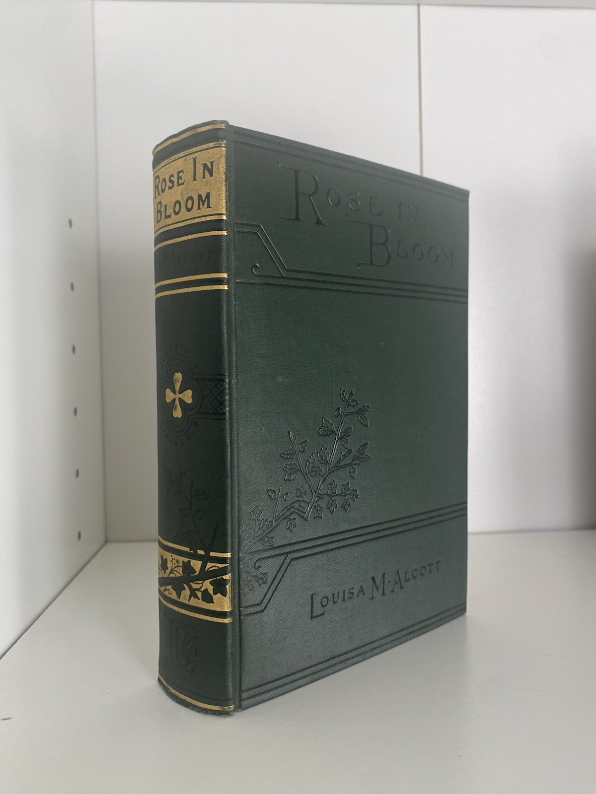 LM Alcott 3 ANTIQUE Books ca. 1900 Gilt Victorian Spines Rare Excel. Condition