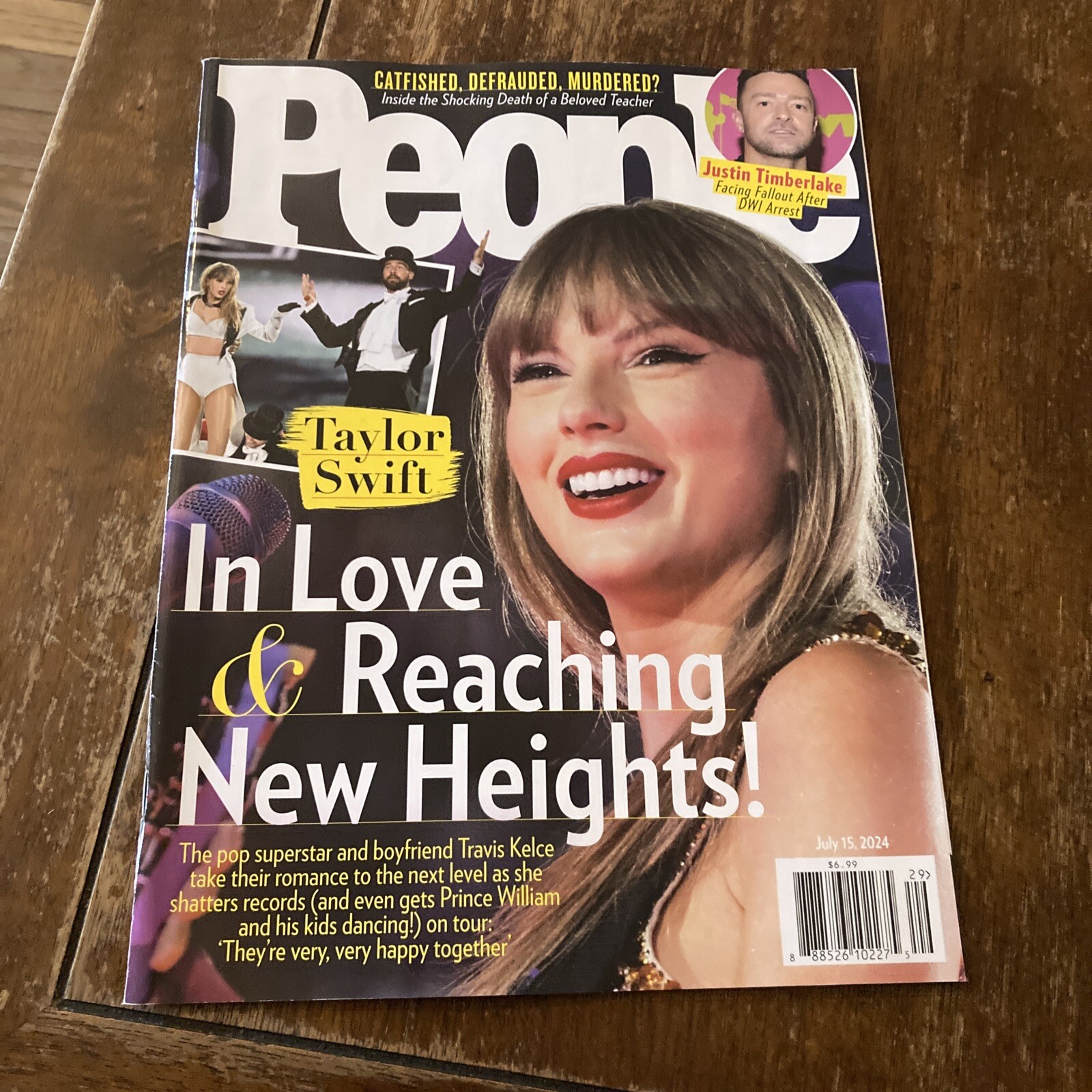 PEOPLE MAGAZINE JULY 15 2024 TAYLOR SWIFT & TRAVIS KELCE FREE SHIPPING