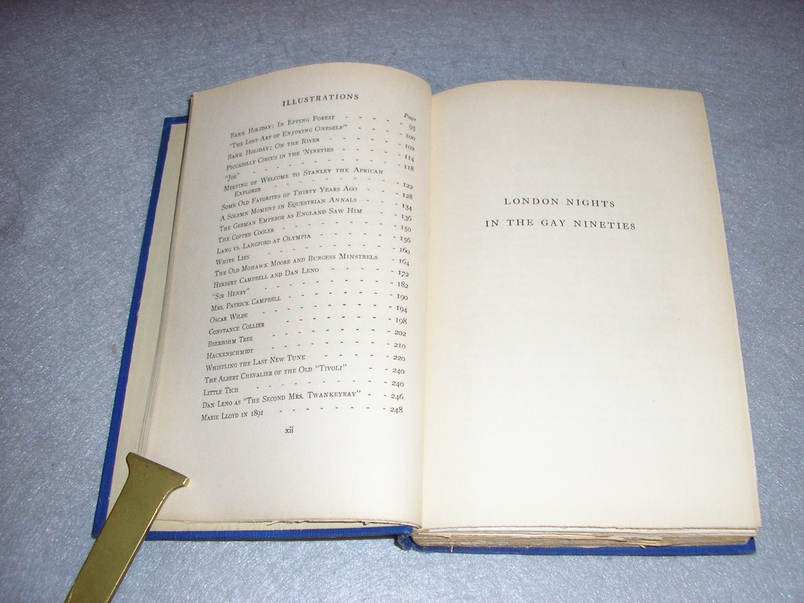 Antique London Nightlife Book In the 1890s Victorian Era Shaw Desmond w/DJ 1928