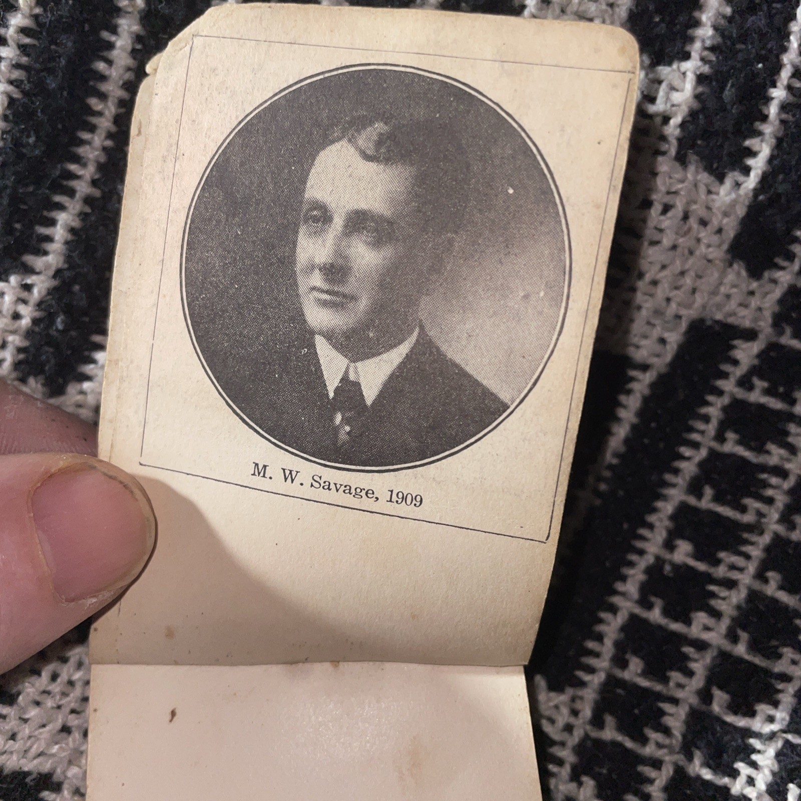 World’s Record Mile By Dan Patch 1.55 Moving Pictures 1909 Motion Flip Book Used