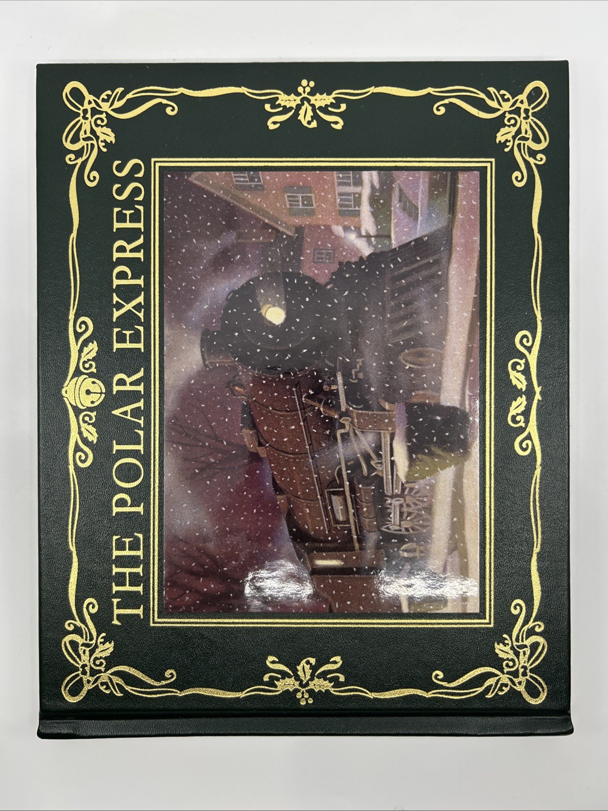EASTON PRESS The Polar Express Chris van Allsburg SIGNED Leather Illustrated CD