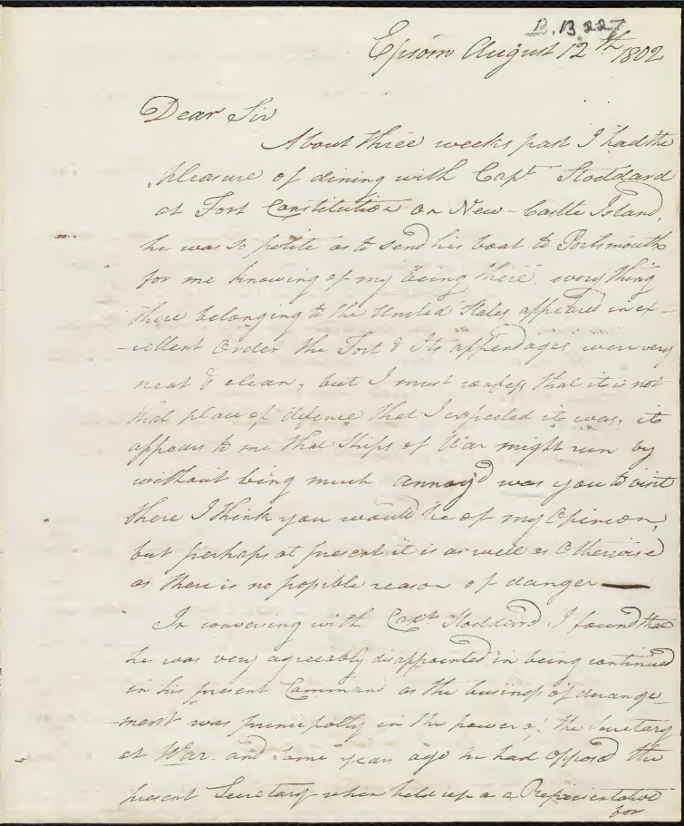22 Post American Revolutionary War of Independence Manuscripts (1784-1802) DVD