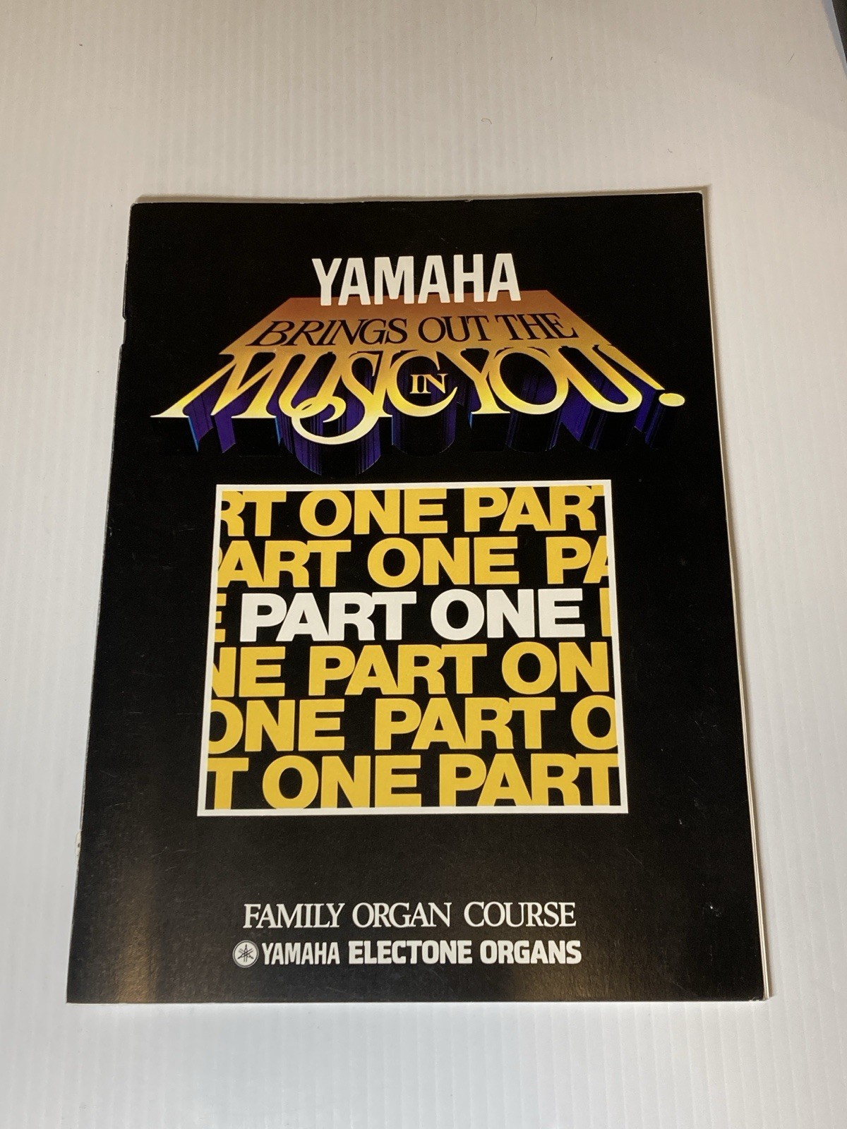 Vintage 1983 Yamaha Electone Family Organ Course Part One Music Book