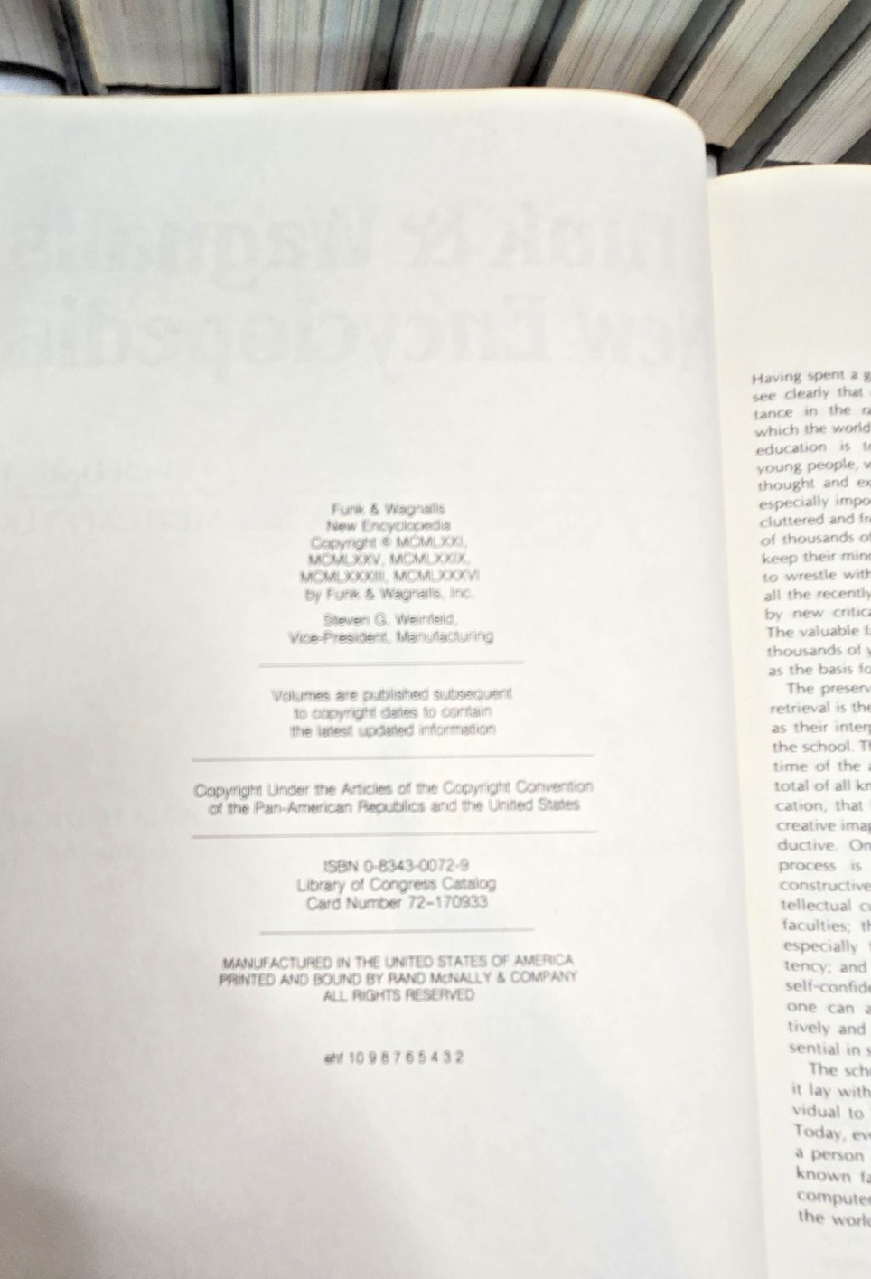 Funk and Wagnalls New Encyclopedia Complete 29 Volume Set 1986
