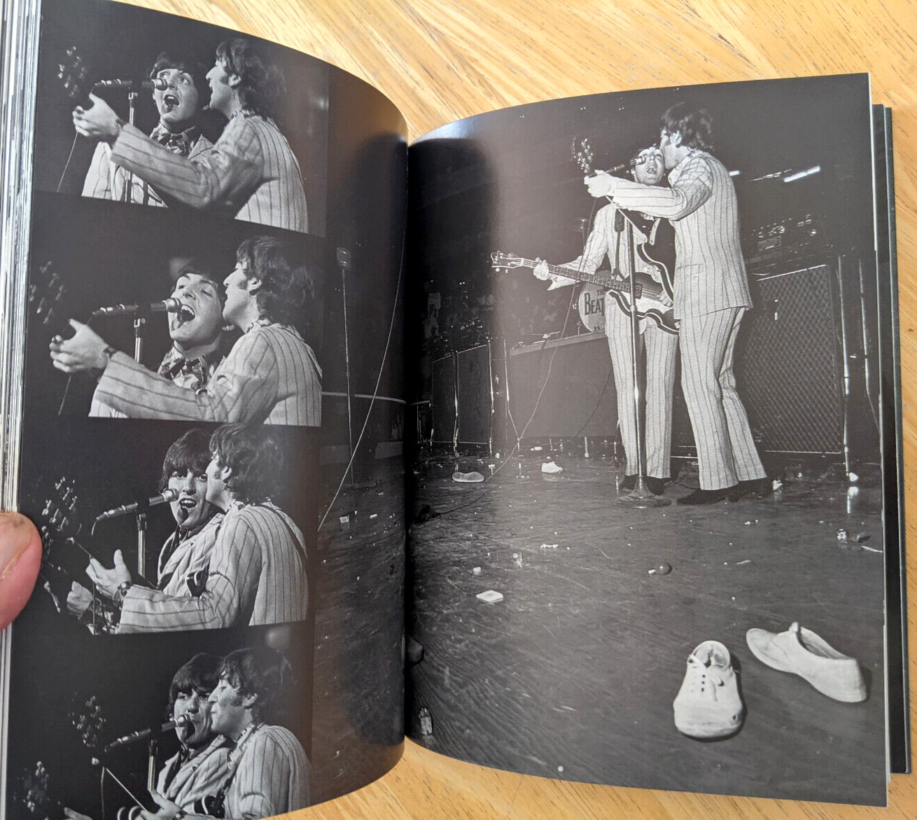 The Beatles Now And Then Harry Benson SIGNED Large Paperback
