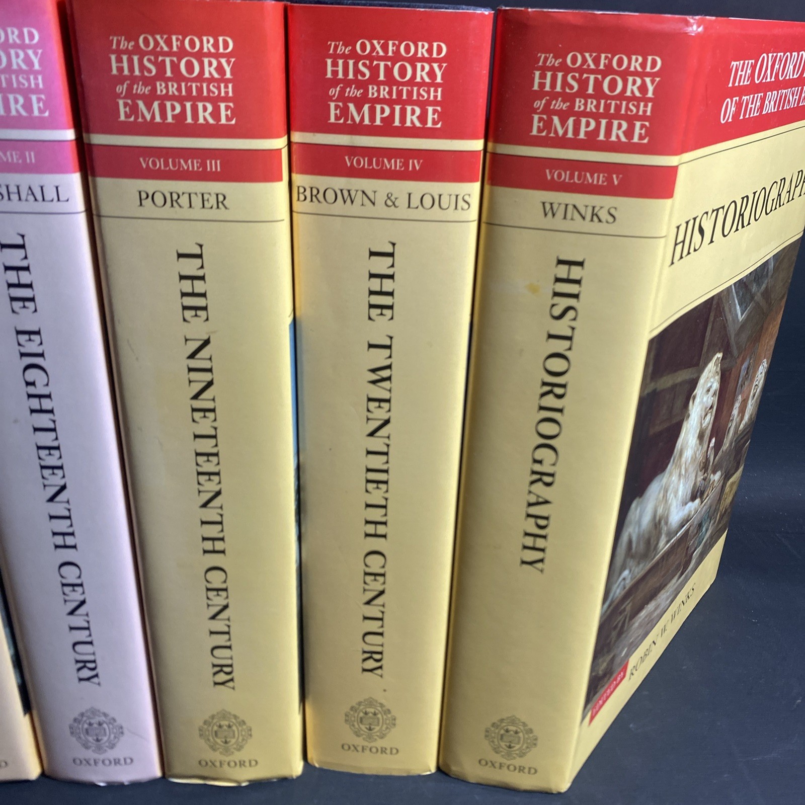 Oxford History of the British Empire – Volumes 1-5 Complete Hardcover Set / FHB