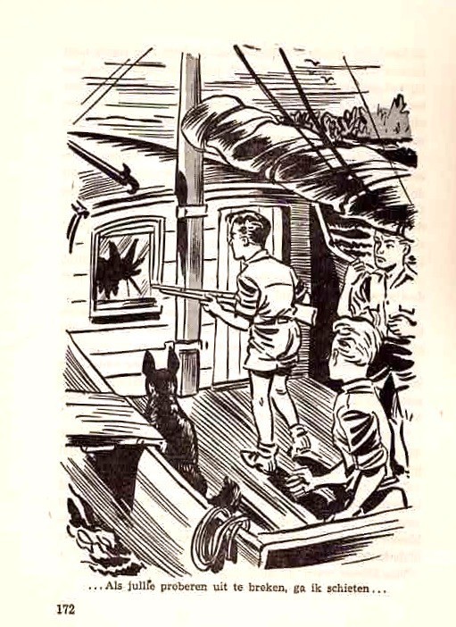 De Zwerftocht Van De Ijsvogel by Piet Prins Vtg Hardcover, Dutch Language