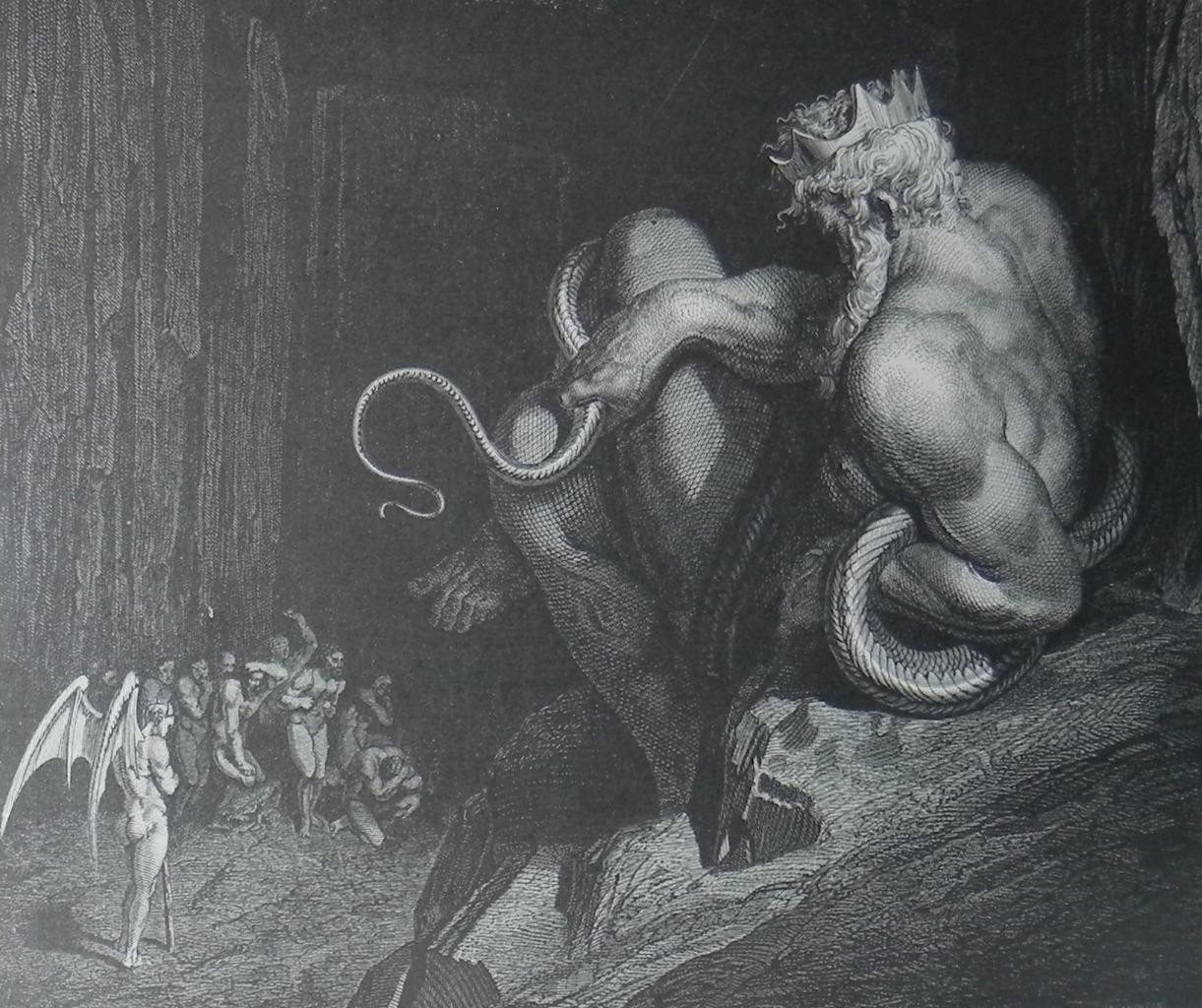 Huge Dante’s Inferno 1880’s 75 illustrations by Gustave Dore Plates!!!