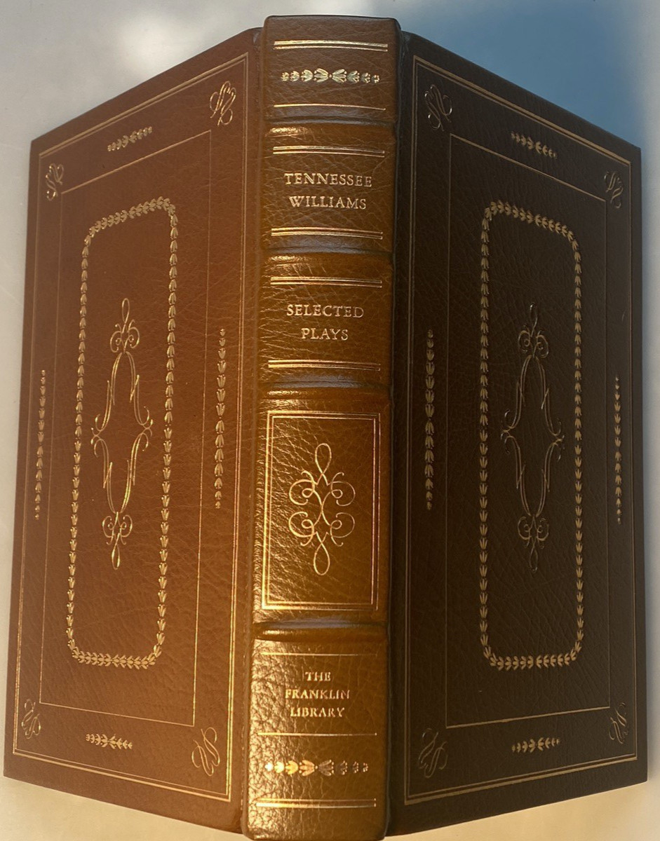 Signed TENNESSEE WILLIAMS Selected Plays Streetcar Cat Glass Iguana Full Leather
