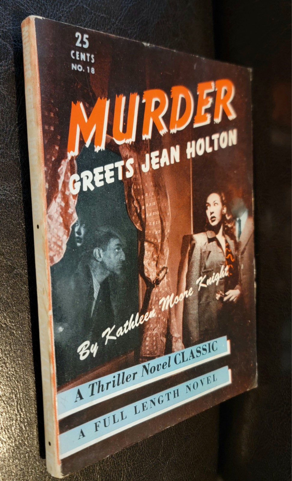 Murder Greets Jean Holton Kathleen Moore Knight Thriller Novel Classic 18 RARE