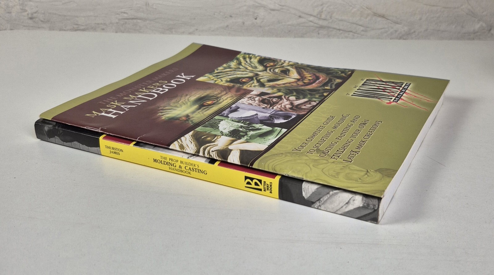 Two Books Monster Makers Mask Makers Handbook Complete Guide Prop Builders
