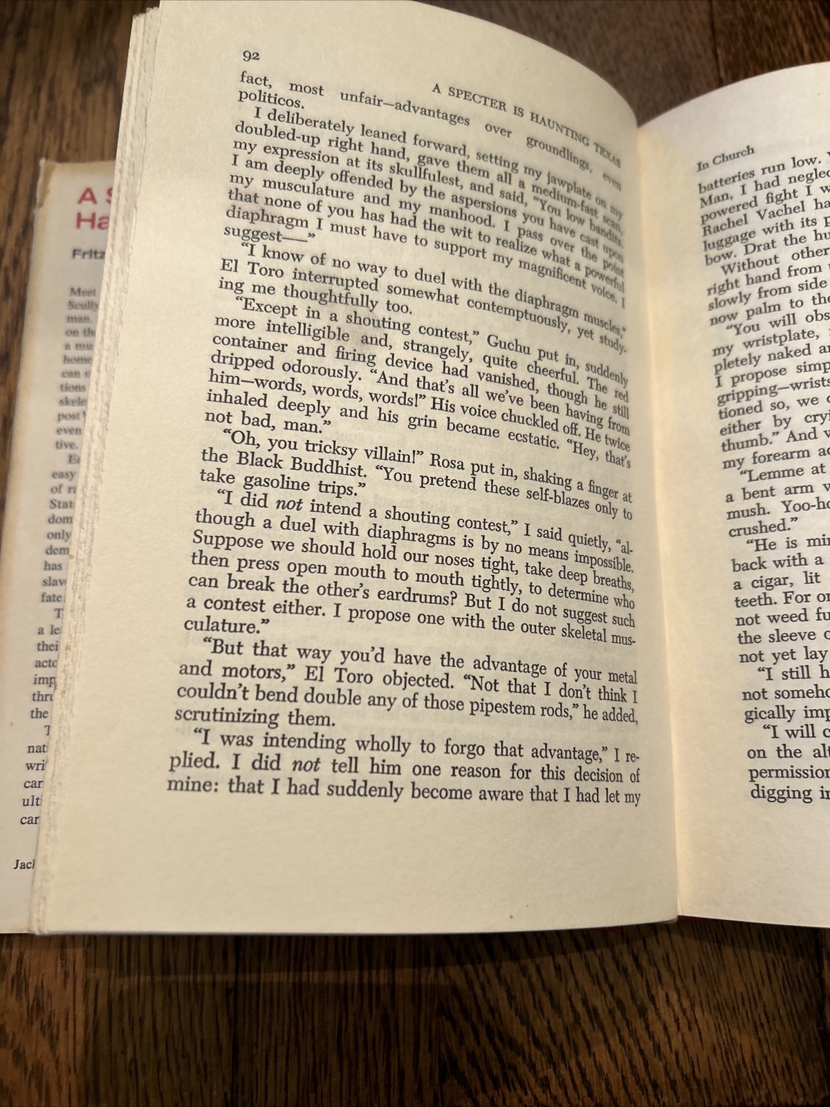 A Specter Is Haunting Texas by Fritz Leiber (1968, Hardcover) DJ Book Club