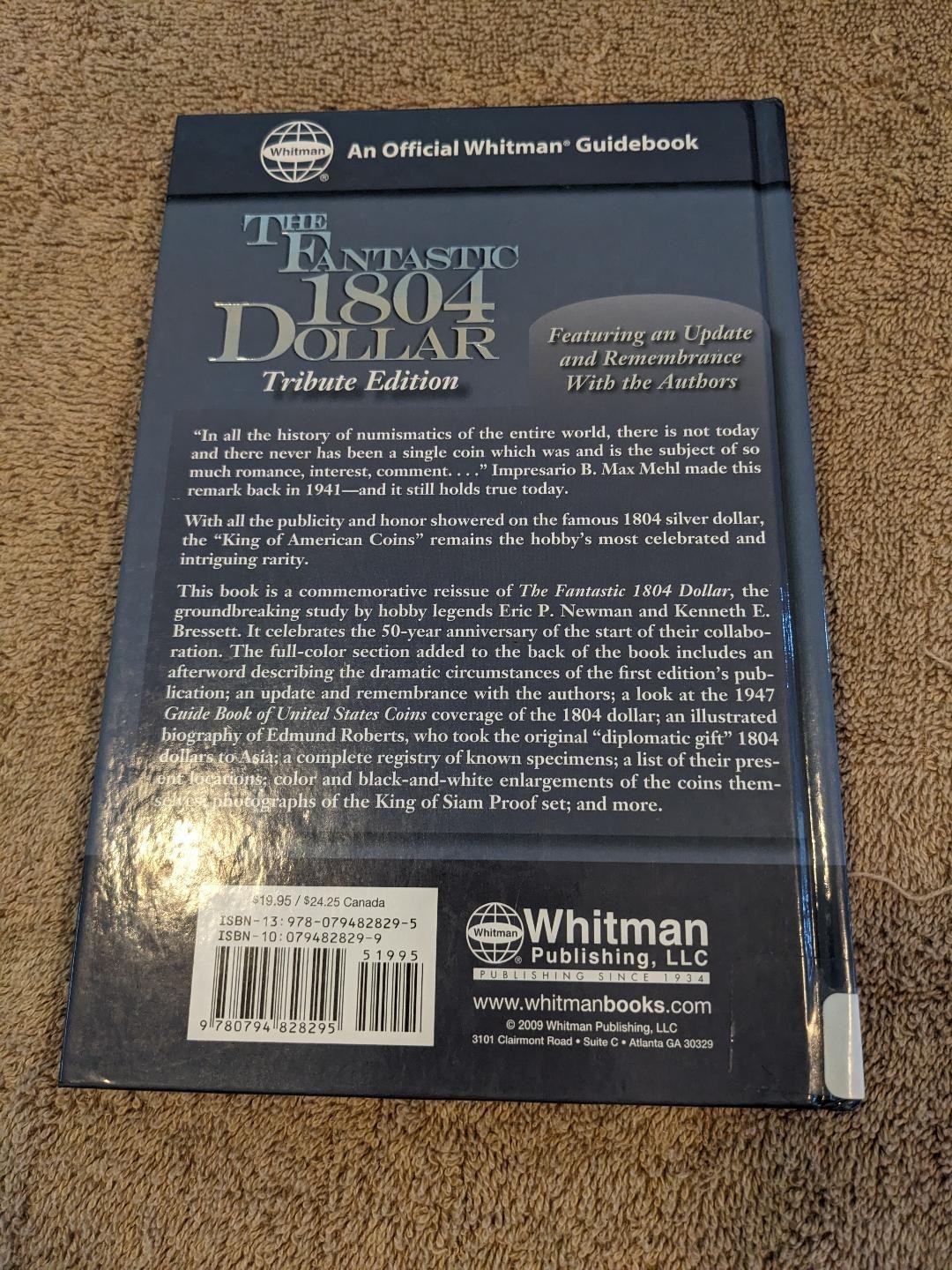 the fantastic 1804 dollar tribute edition newman bressett whitman guidebook