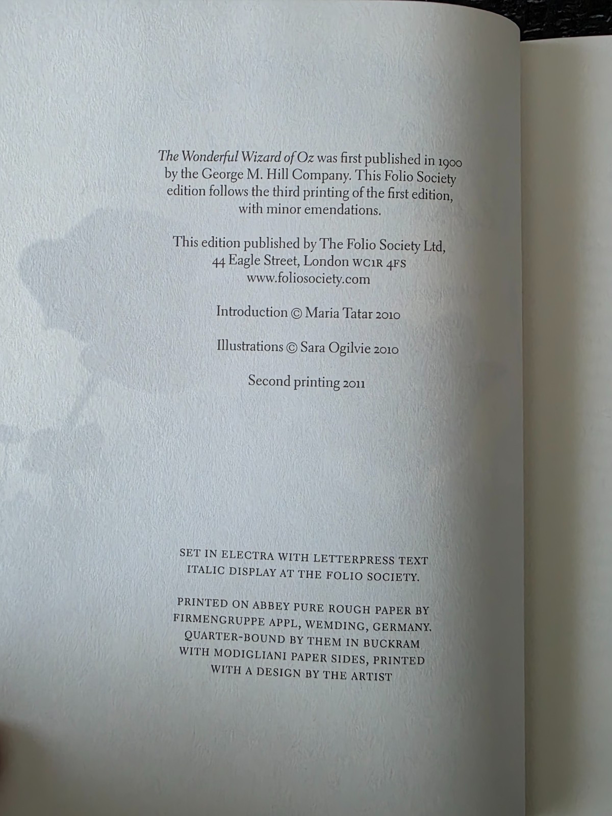 The Wonderful Wizard of Oz – Folio Society – L. Frank Baum – Excellent Condition