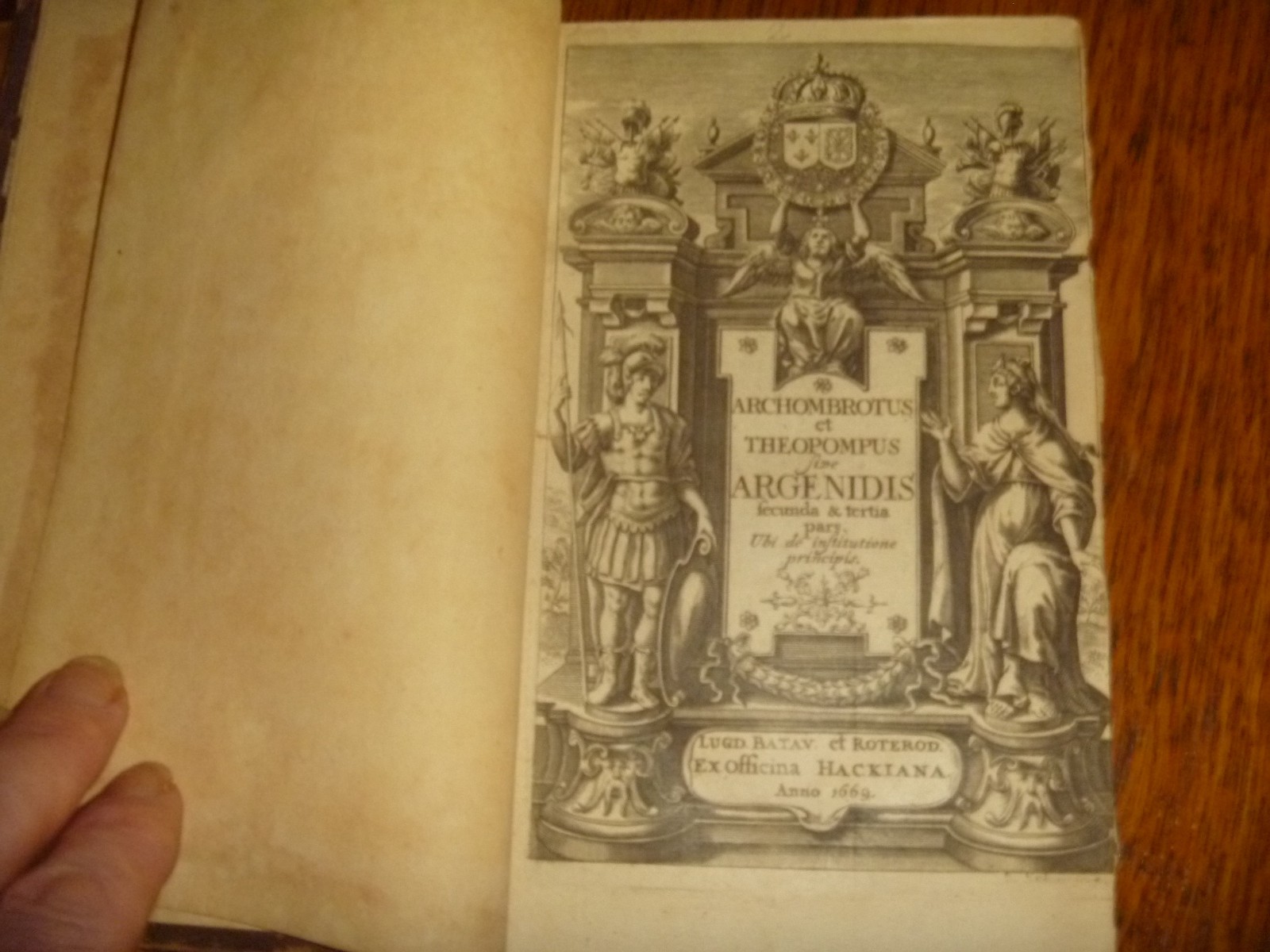1664 and 1669 John Barclay and Gabriel Bugnot. Argenis; Archimbrotus – Argenidis
