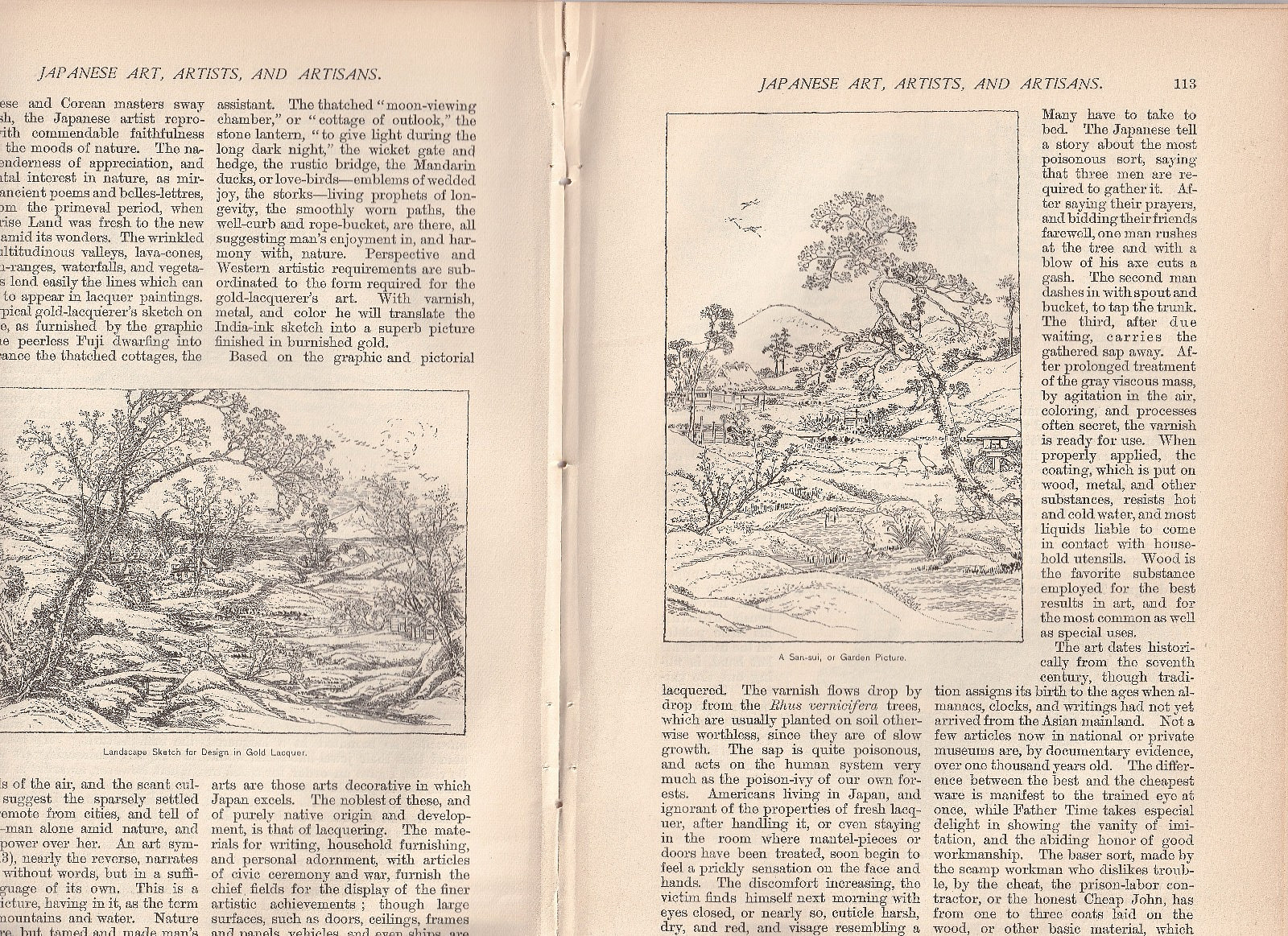 Japanese Art Artists and Artisans 1888 Magazine Article Vintage Japan History