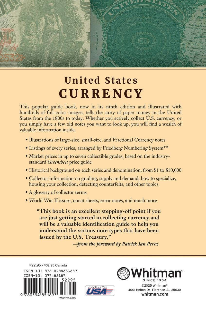 United States Currency: Large Size, Small Size, Fractional, 9th Edition