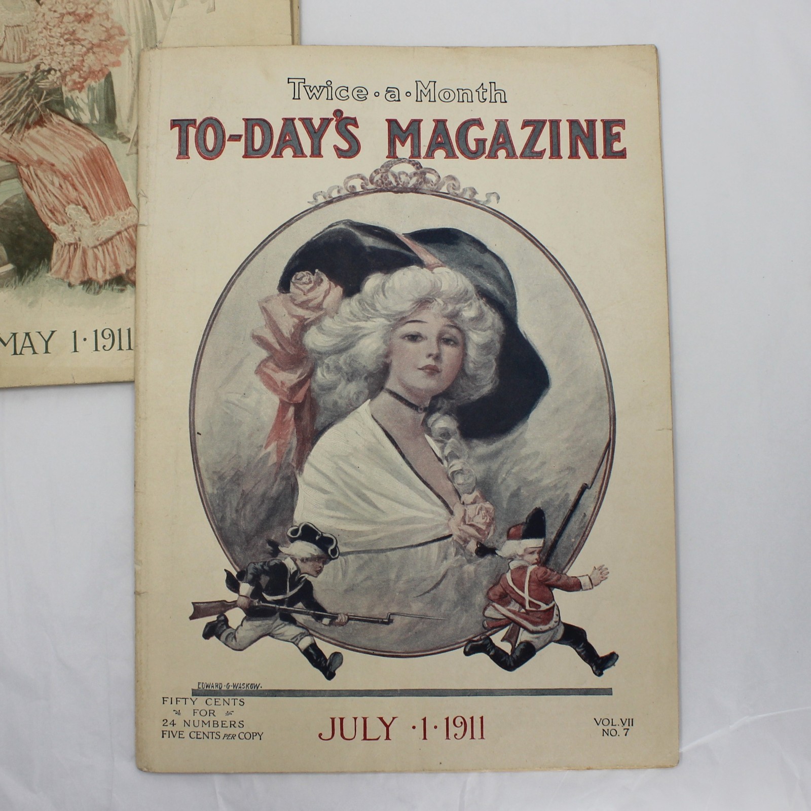 Antique Edwardian Fashion Magazine Lot of 3 To-Day’s May/July 1911