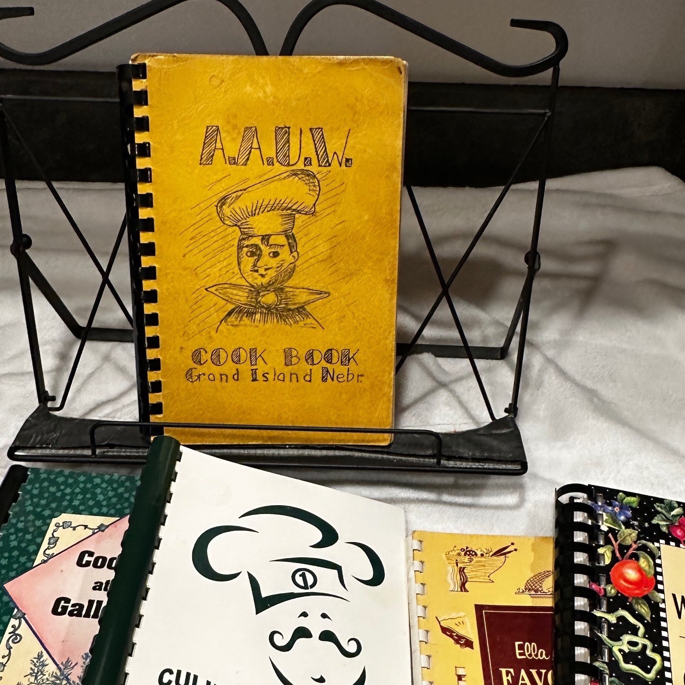 Morris Press Vintage Community Cookbooks Lot of 6 Spiral Bound 1965-2000 Good