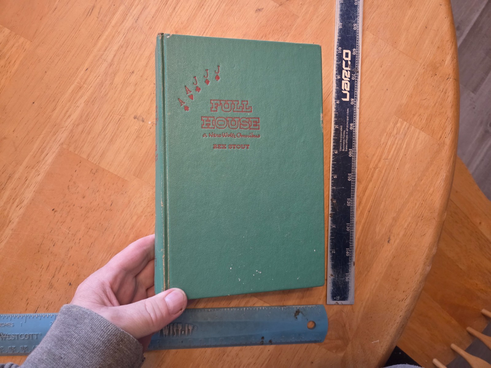 Full House – A Nero Wolfe Omnibus by Rex Stout – 1955 Viking Press Hardcover