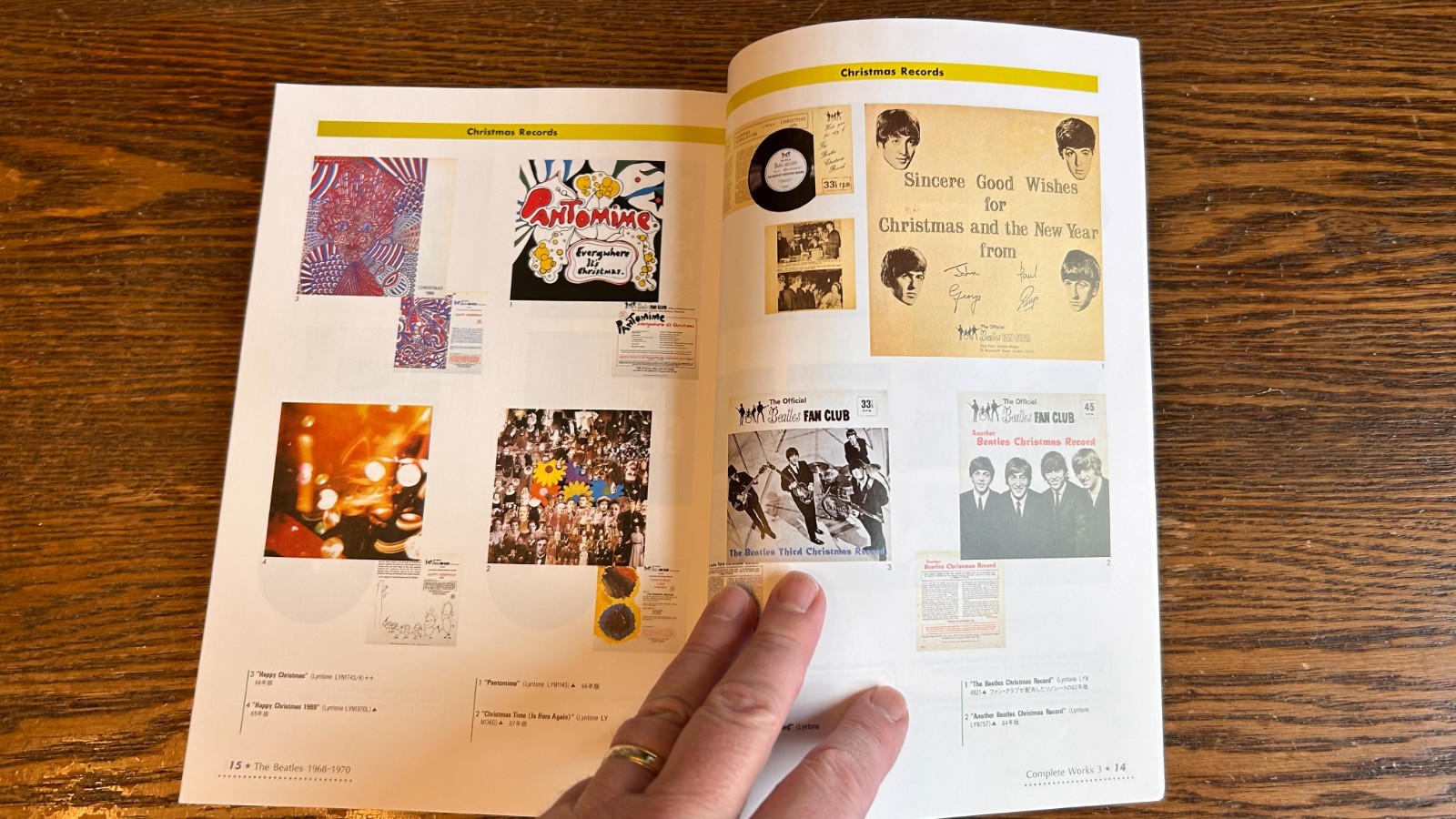 Beatles Japanese Discography Books – Set of 4 – Over 800 pages combined – Great!