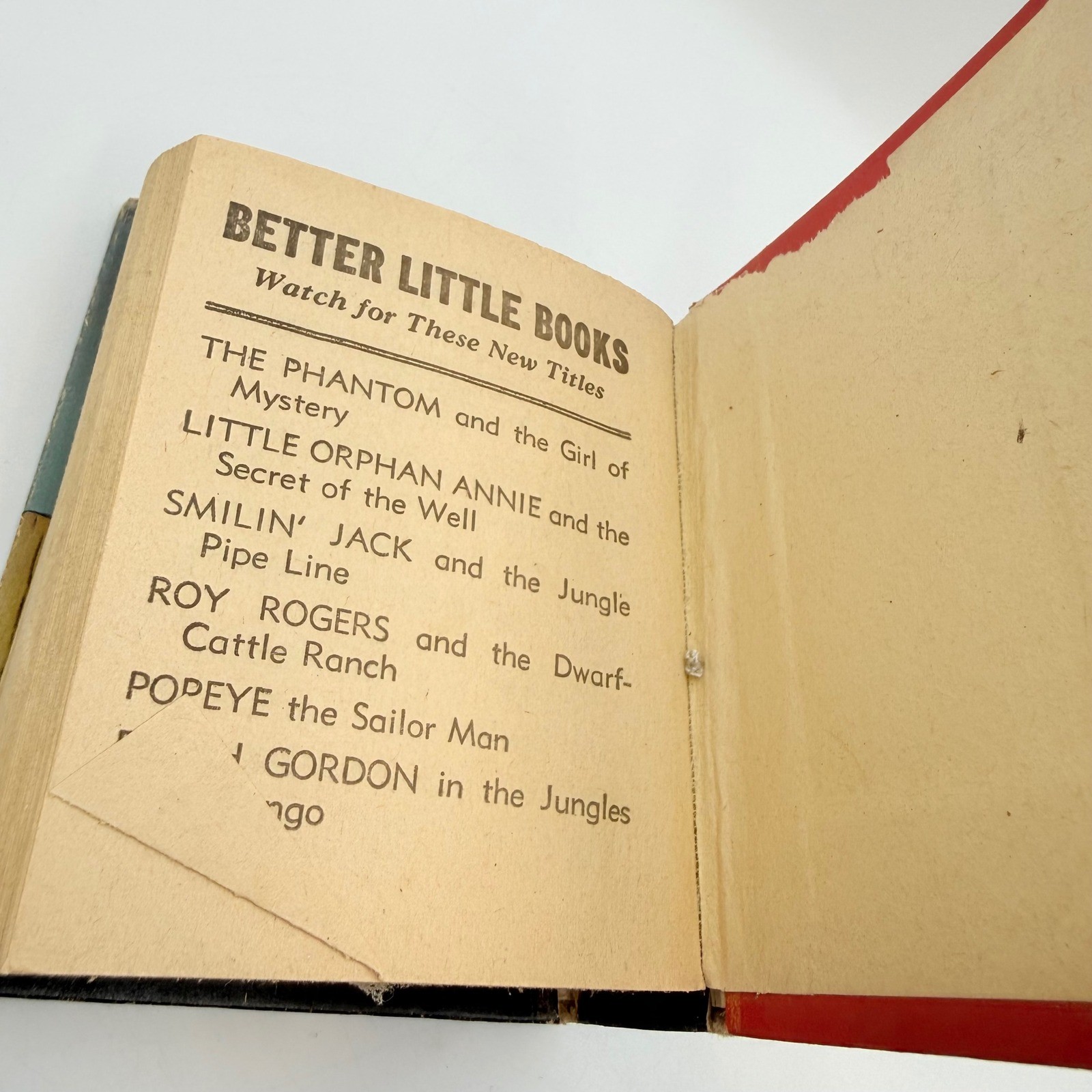 Popeye the Sailor Man Better Little Book 1422 Whitman Publishing Vintage Comic