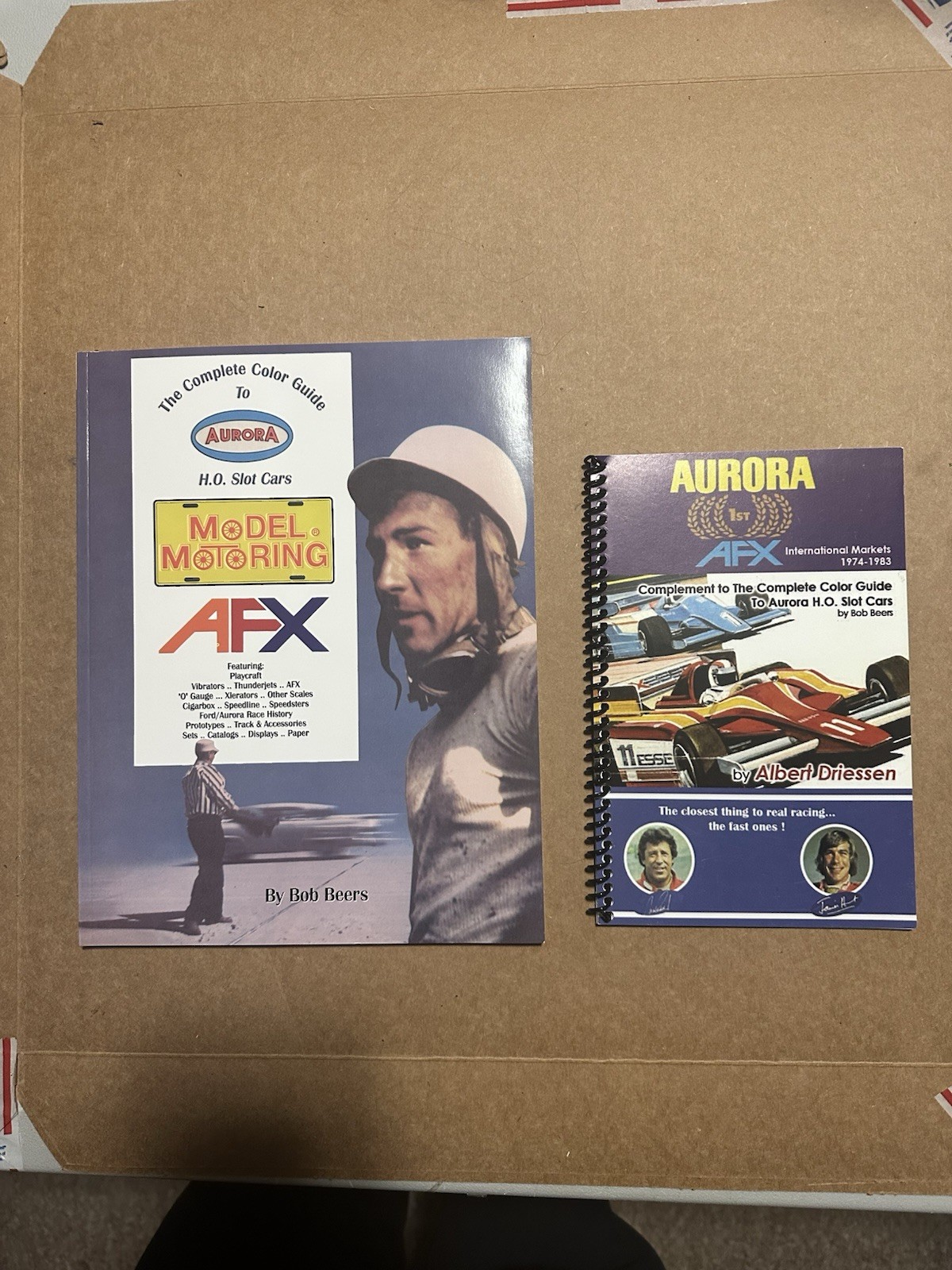The Complete Color Guide to Aurora H. O. Slot Cars AFX, +Foreign Book bob beers