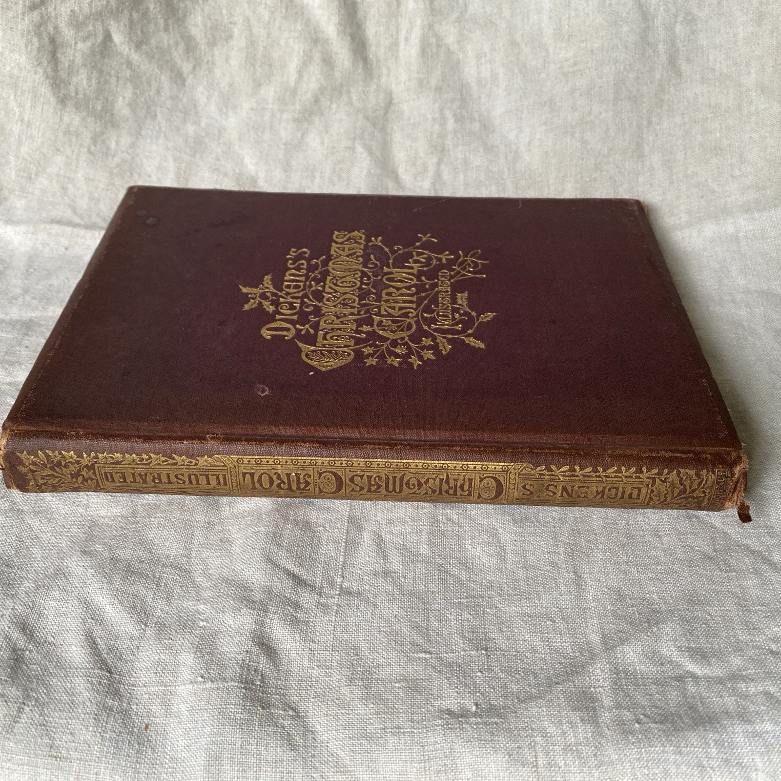 Charles Dickens Illus. Cloth Bound A Christmas Carol 1869 Ticknor & Field Boston