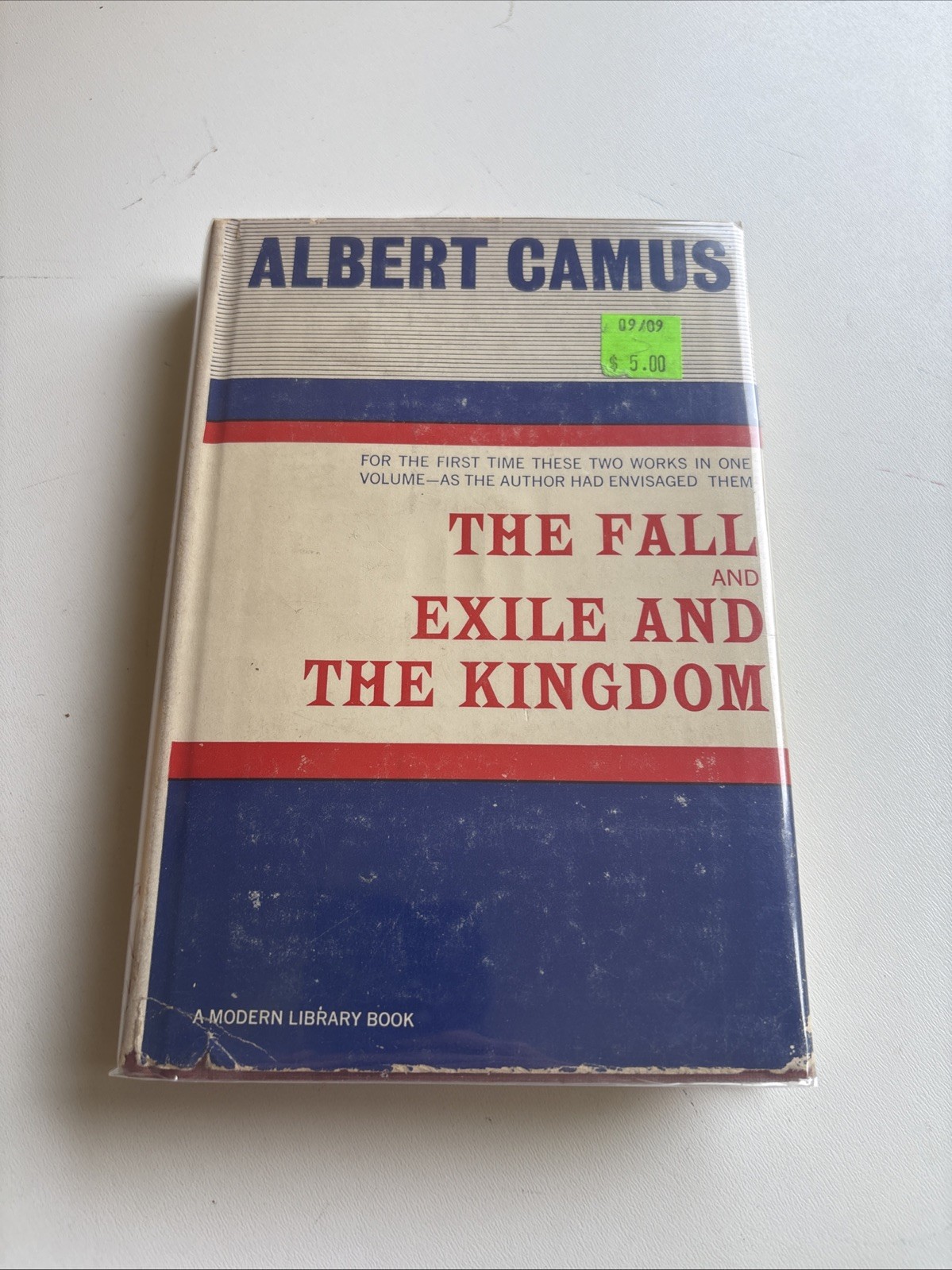 Albert Camus, The Fall & Exile and the Kingdom, vintage Modern Library (1960s)