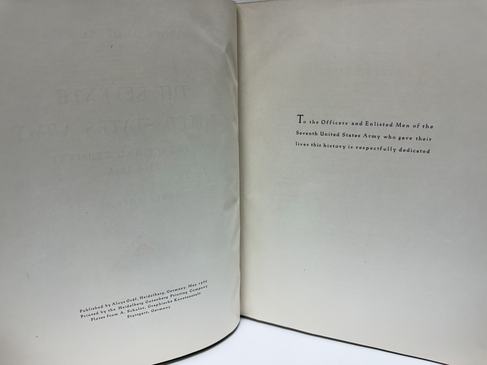 7th United States Army Report of Operations France and Germany 1944-1945 3 Vols