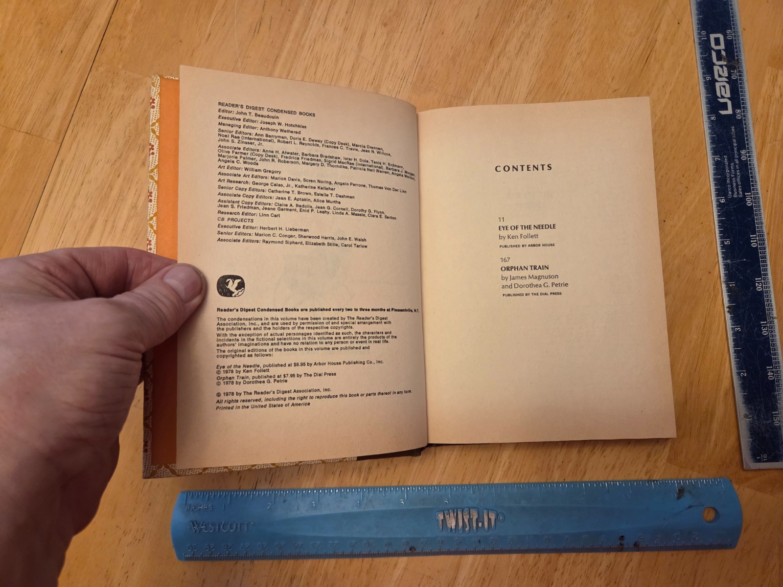 Reader’s Digest Condensed Books – Best Sellers – 1978 Hardcover