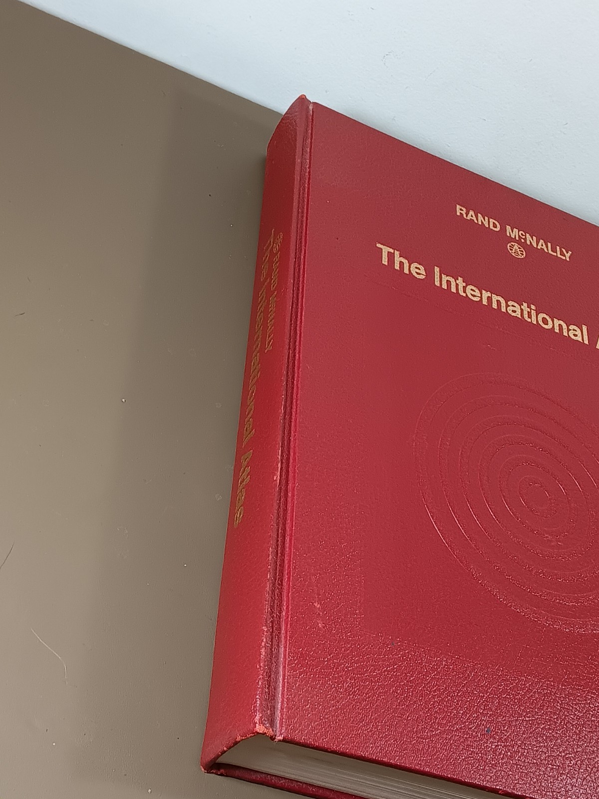 Vintage 1969 Rand McNally International Atlas 12×15 Foldout Pages Hardcover