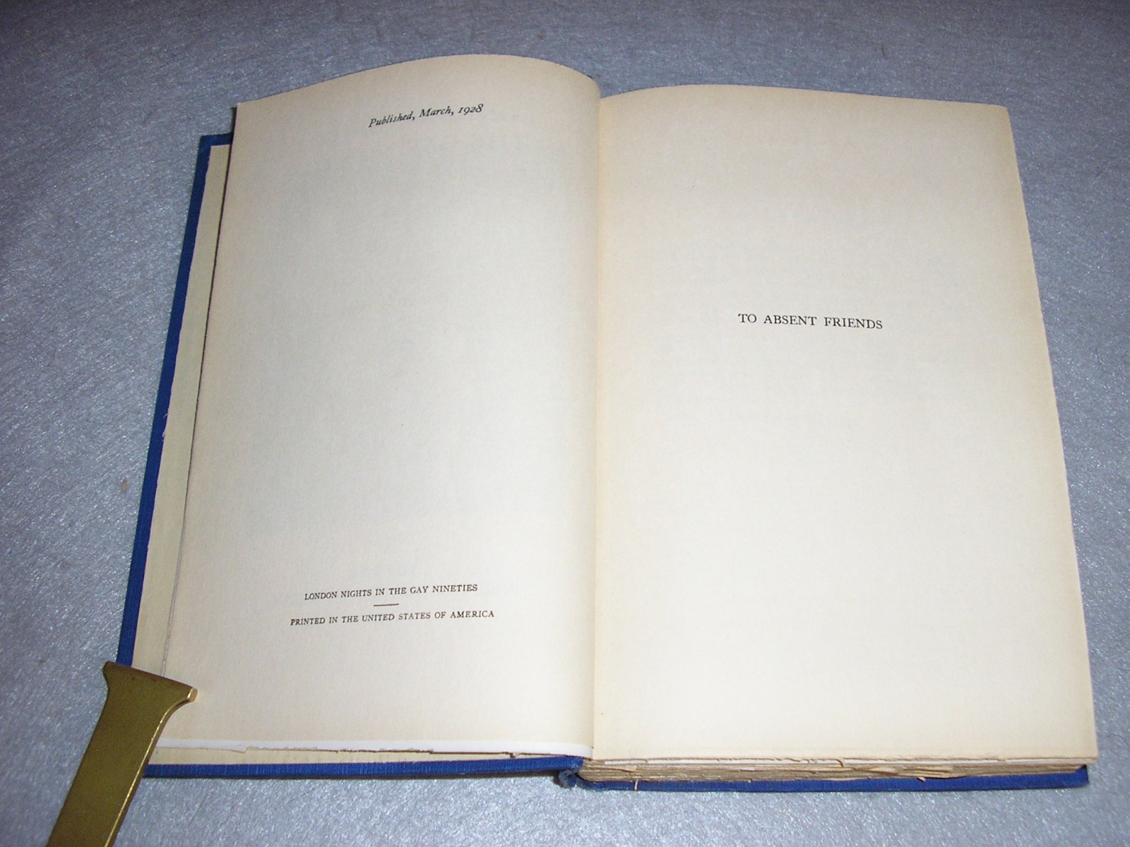 Antique London Nightlife Book In the 1890s Victorian Era Shaw Desmond w/DJ 1928